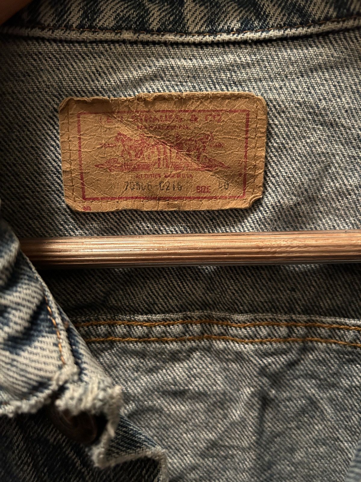 Levi's × Vintage Levi's Vintage Trucker 40 M USA Size US M / EU 48-50 / 2 - 2 Thumbnail