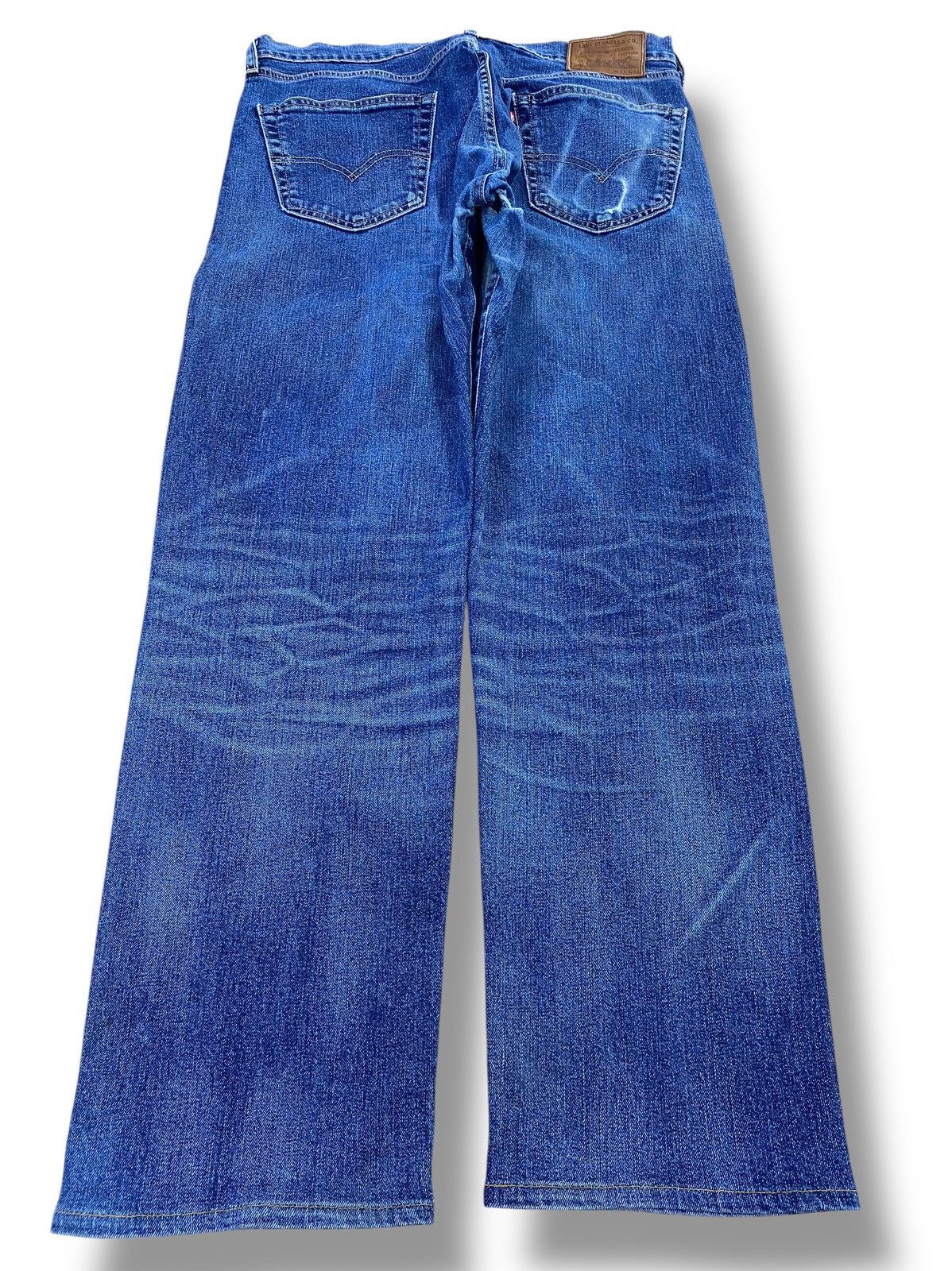 Levi's Levi’s Mud Wash Whiskered Style Straight Leg Jeans Size US 33 - 3 Thumbnail