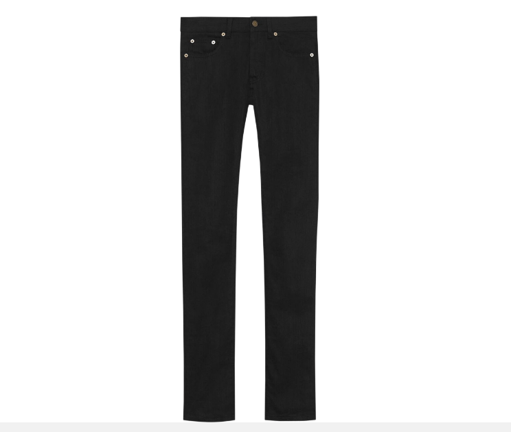 o1bcso1str1024 Skinny Fit Jeans in Black