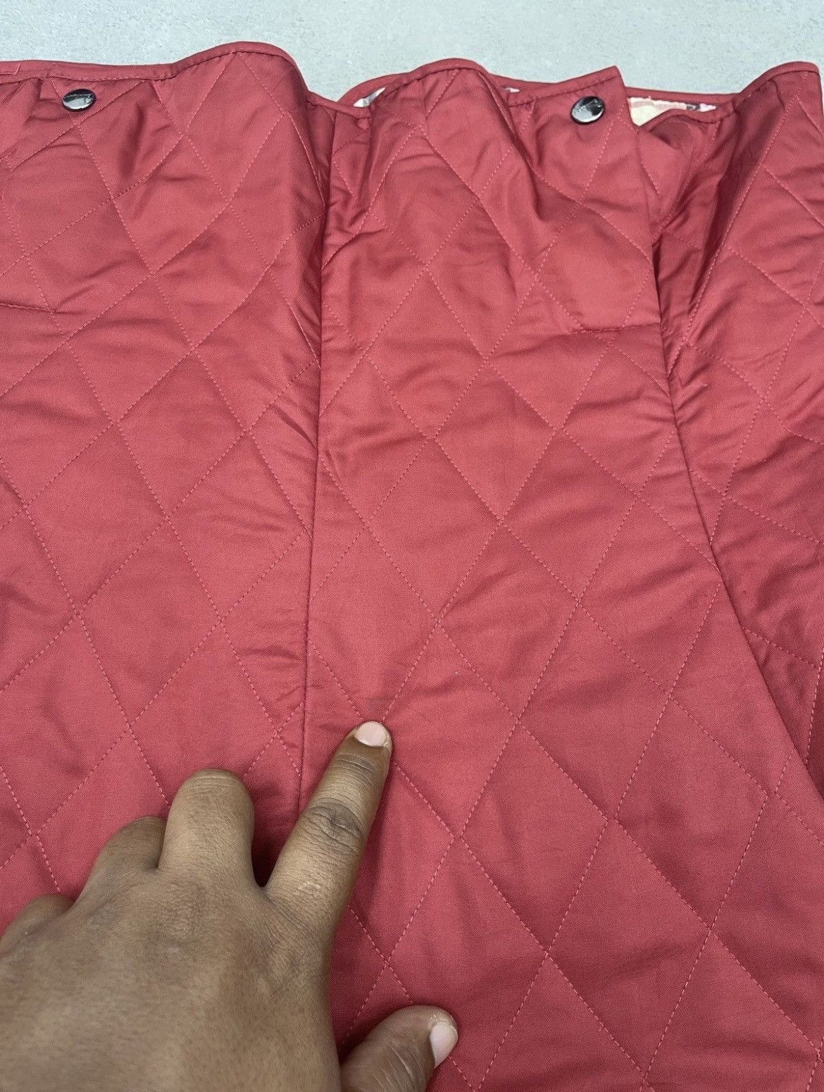 Burberry RARE💥BURBERRY RED QUILTED JACKET Size M / US 6-8 / IT 42-44 - 18 Thumbnail