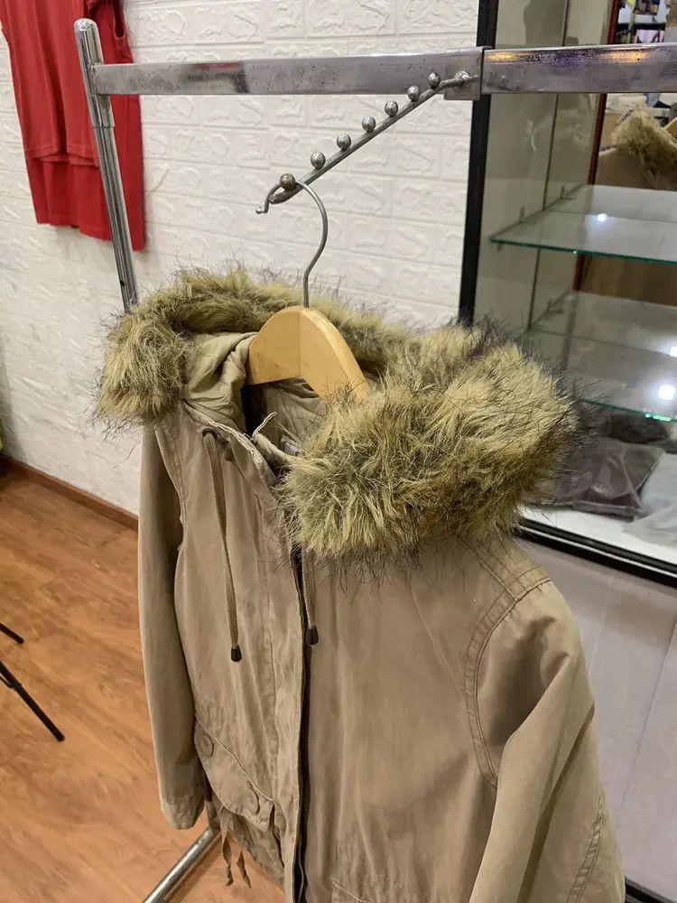 Gap GAP fur hoodie military anorak khaki jacket LGB style Size US M / EU 48-50 / 2 - 4 Thumbnail