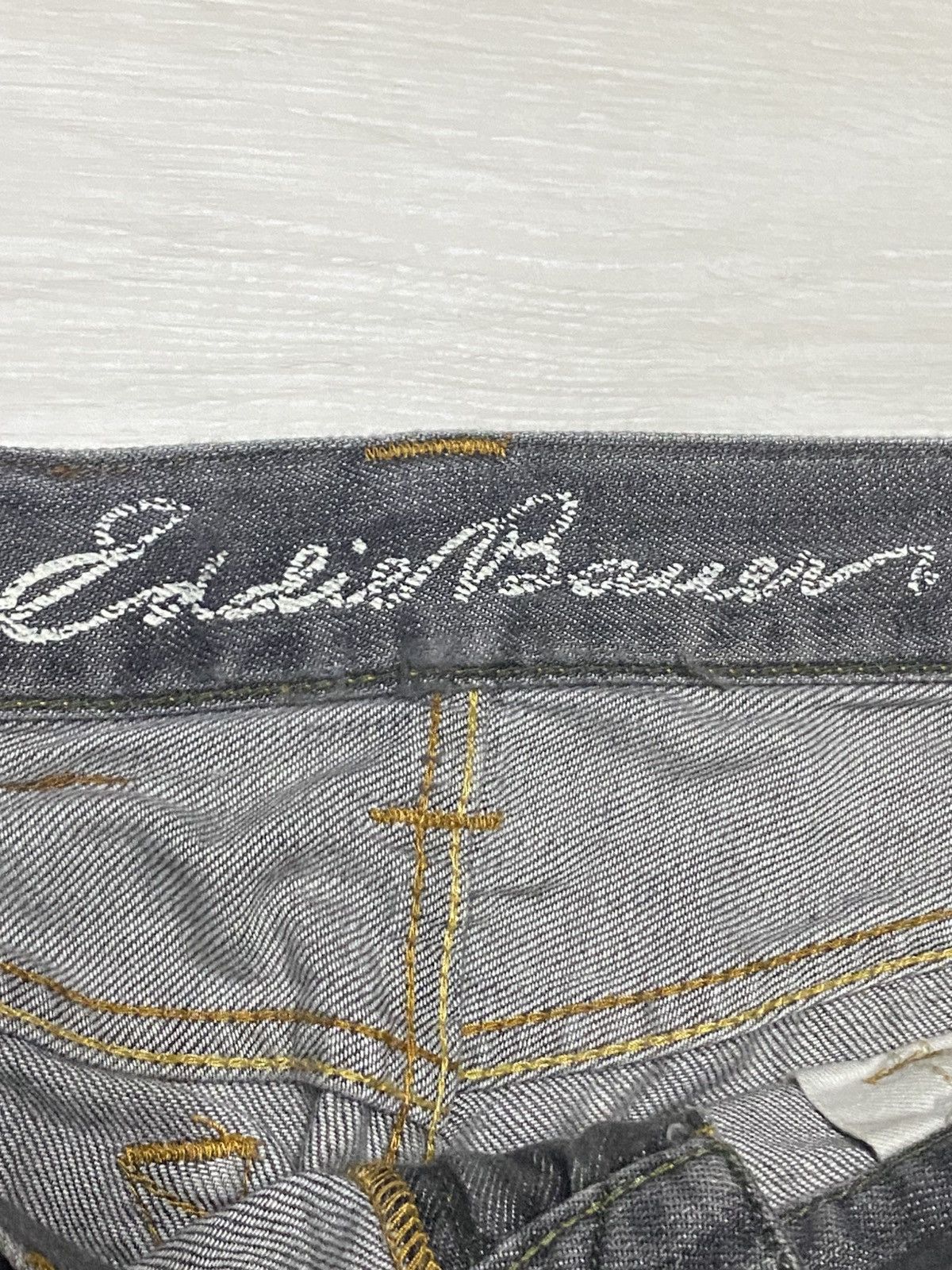 Eddie Bauer × Red Wing Vintage Eddie Bauer Faded Wash Distressed Straight Fit Size US 30 / EU 46 - 9 Thumbnail