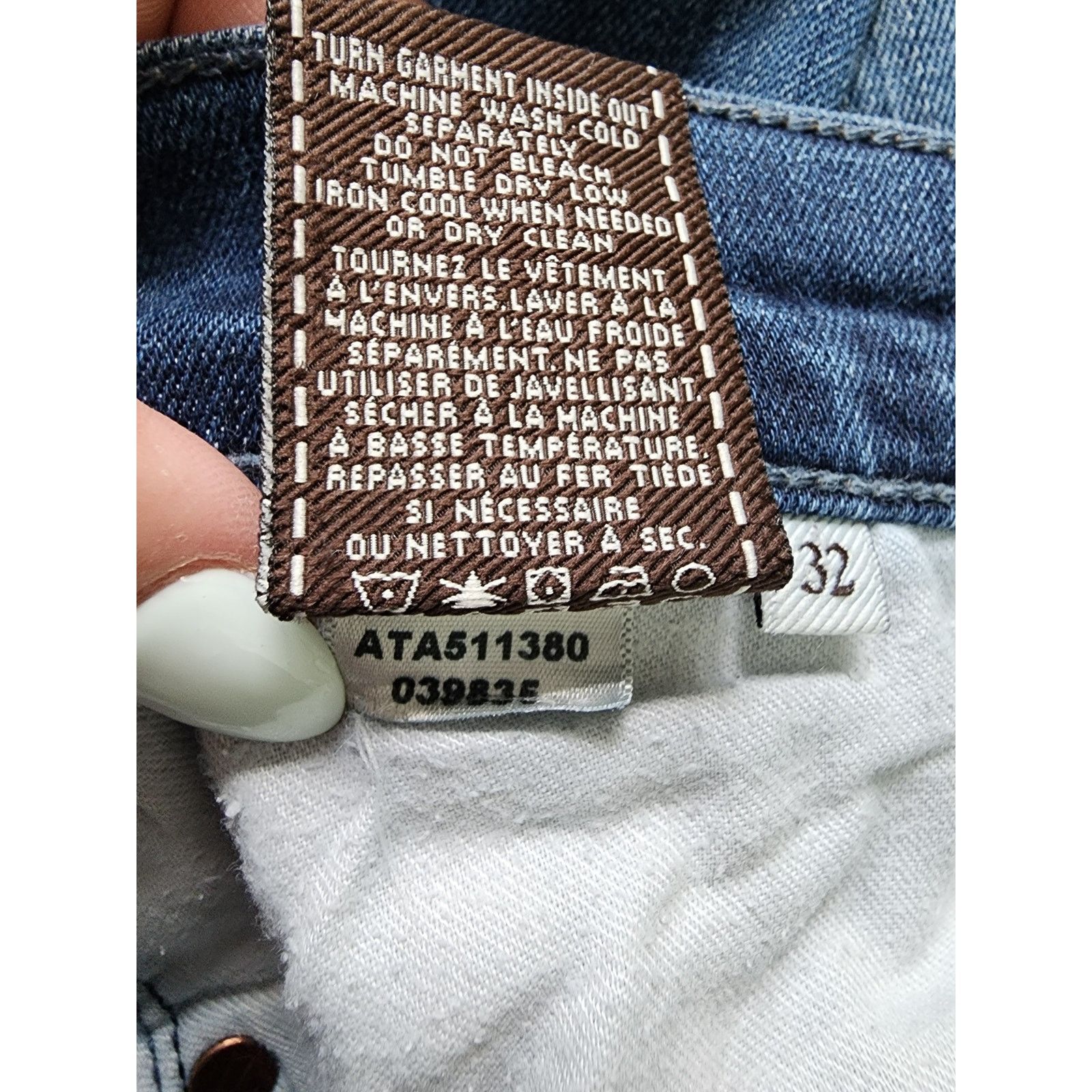 7 For All Mankind 7 for all man kind slimmy straight jeans mens 32 Size US 32 / EU 48 - 4 Thumbnail