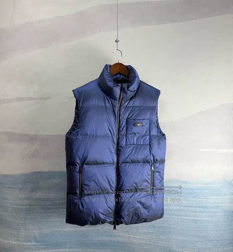 Fendi Fendi Blue Two-Sided Printed Puffer Vest Size US M / EU 48-50 / 2 - 3 Thumbnail