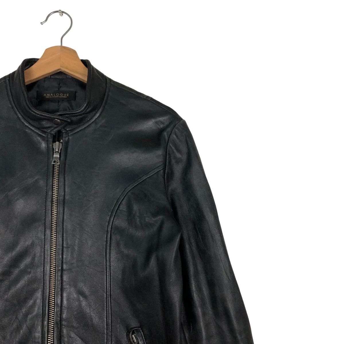 Japanese Brand 🔥Vintage Soft Leather Biker Jacket Analogue Japan Made Size US M / EU 48-50 / 2 - 6 Thumbnail