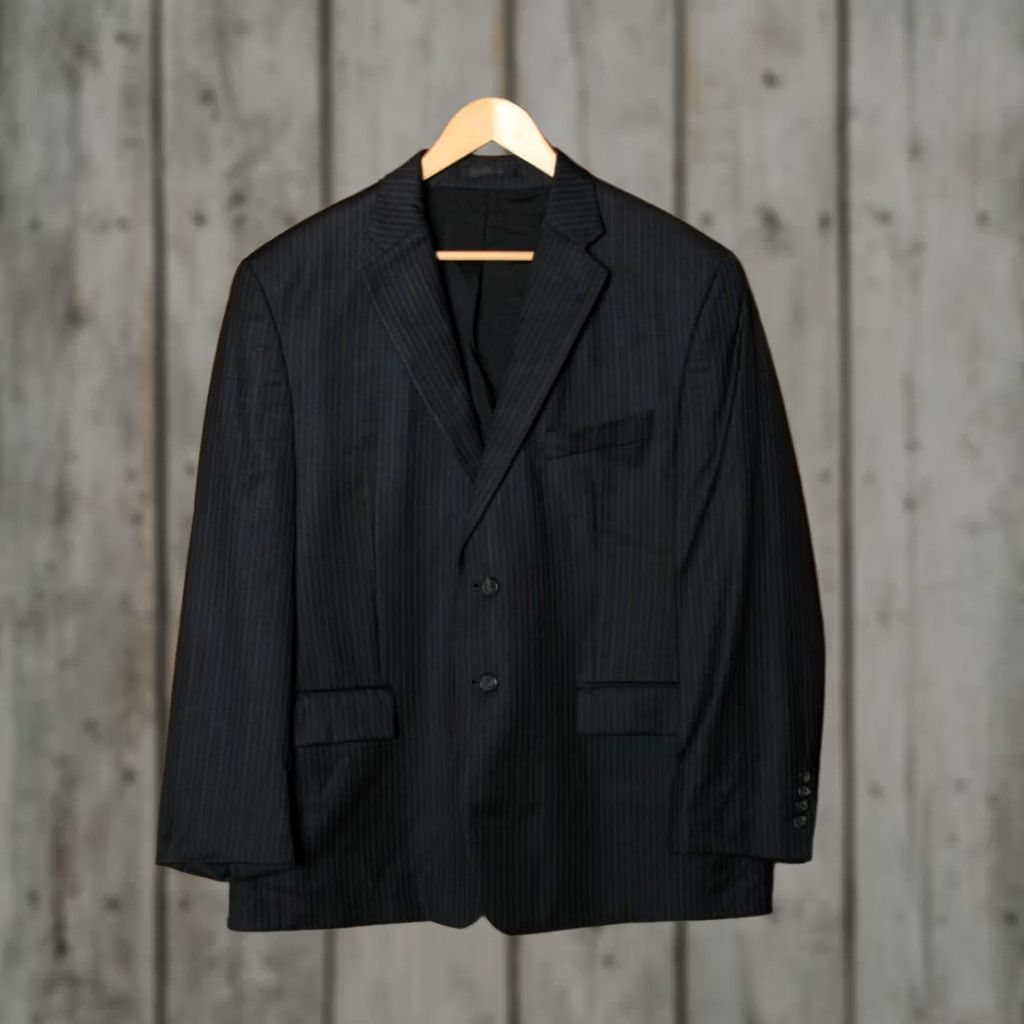Ralph Lauren VINTAGE Lauren Ralph Lauren Sport Coat Charcoal Wool 44S Men Jacket Single-Breasted Two-Button Short 100% Wool Canda? Size US S / EU 44-46 / 1 - 1 Thumbnail