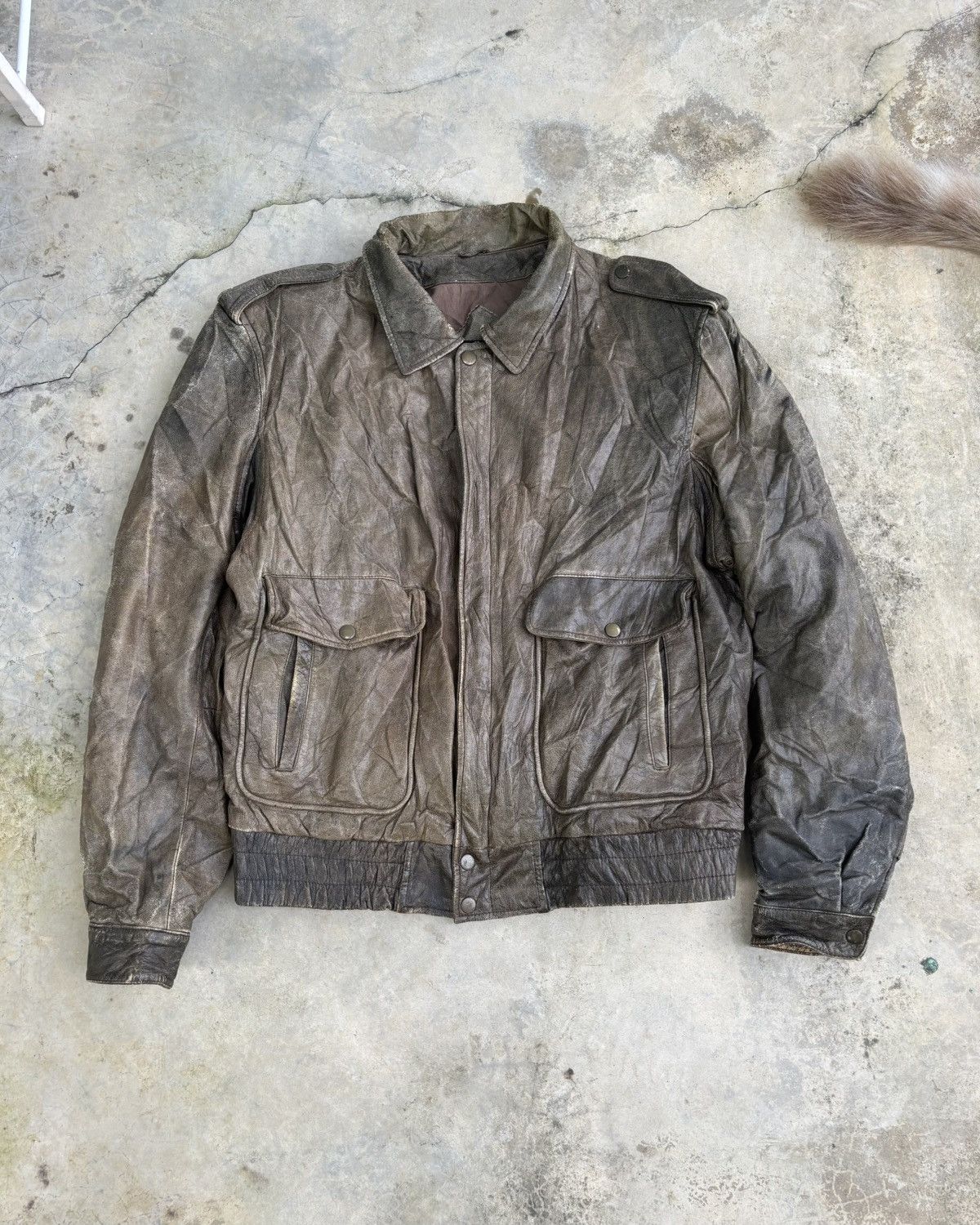 Bermans Leather Jacket | Grailed
