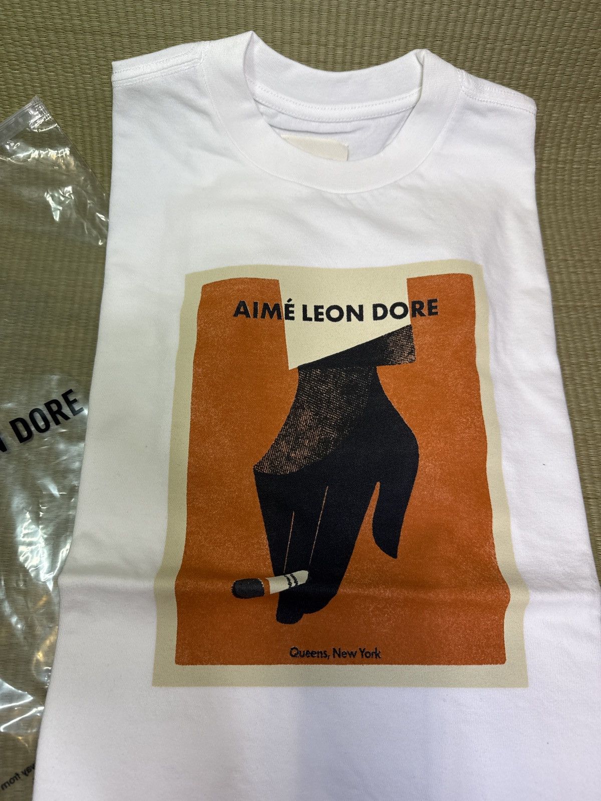 Aime Leon Dore Aime Leon Dore Molina Hand Tee S White Size US S / EU 44-46 / 1 - 1 Thumbnail