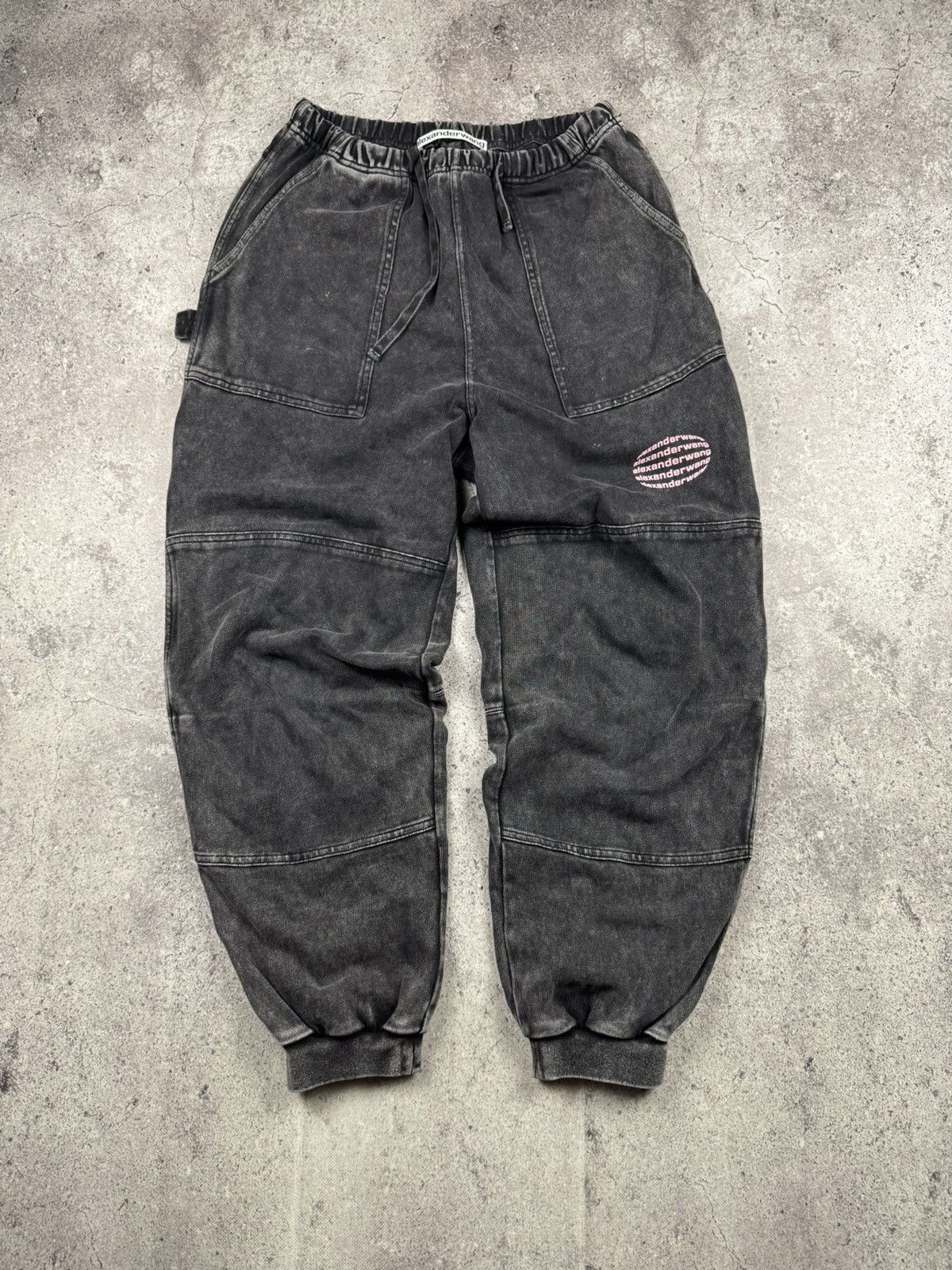 Alexander Wang Alexander Wang Baggy Sweatpants Gray carpenter sweatpants Size US 34 / EU 50 - 1 Thumbnail