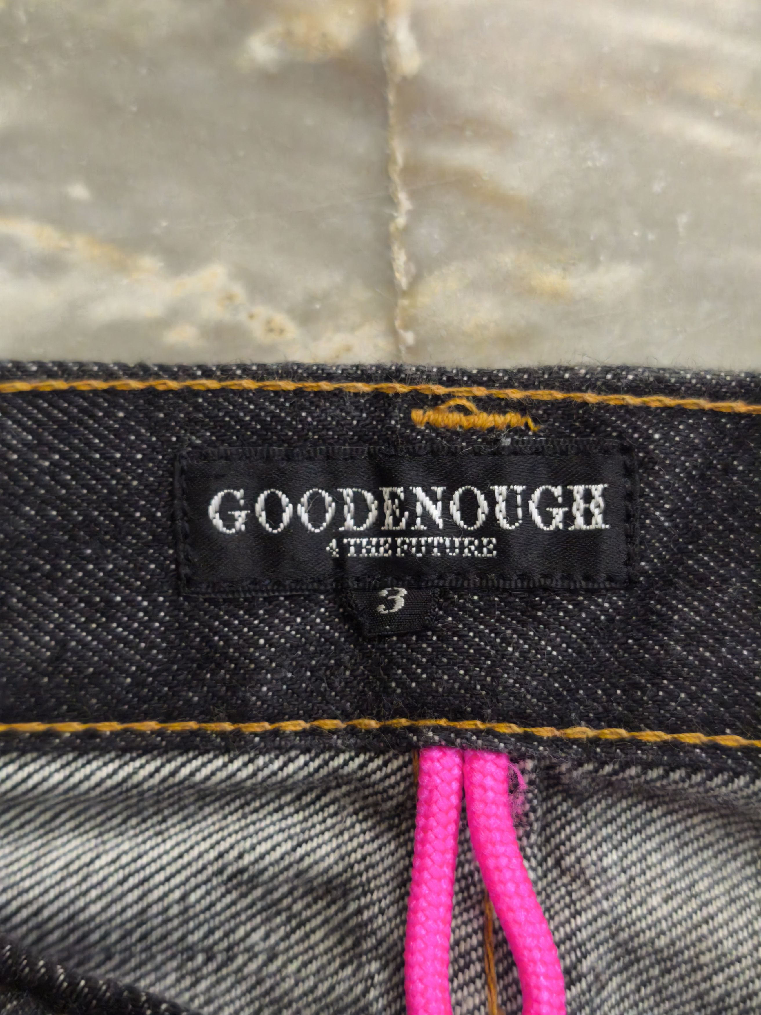 GOODENOUGH GOOD ENOUGH Selvedge Straight Pants - GE-102001 Size US 31 - 5 Thumbnail