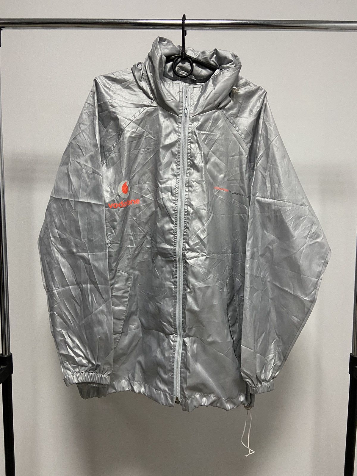 Mercedes-Benz × Vintage Vodafone Mercedes Benz zip hooded jacket big logo vintage Size US L / EU 52-54 / 3 - 4 Thumbnail