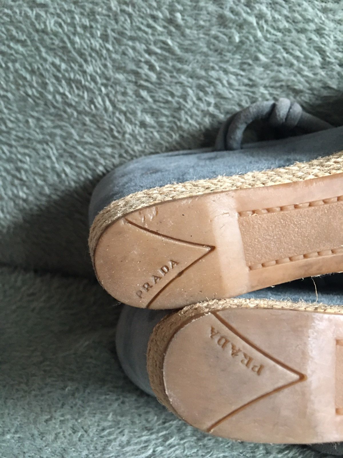 Prada PRADA Suede Strappy Knot Espadrille Wedge Sandals EU 41 Size US 11 / IT 41 - 14 Thumbnail