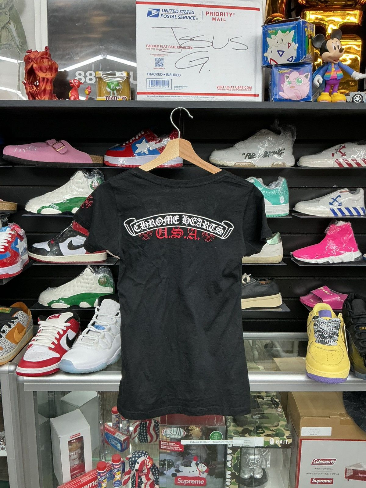 Chrome Hearts Chrome Hearts Usa Scroll Tee Size US S / EU 44-46 / 1 - 1 Thumbnail