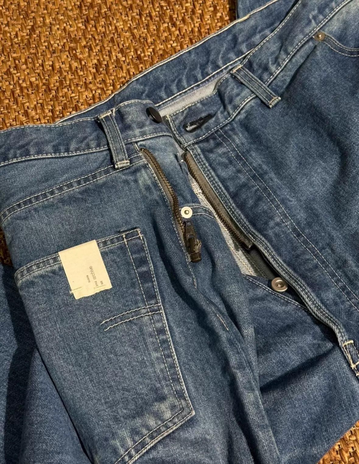 N.Hoolywood Graphpaper x N.HOOLYWOOD Asym Waist 44 Jeans Free Size Size US 28 / EU 44 - 2 Thumbnail