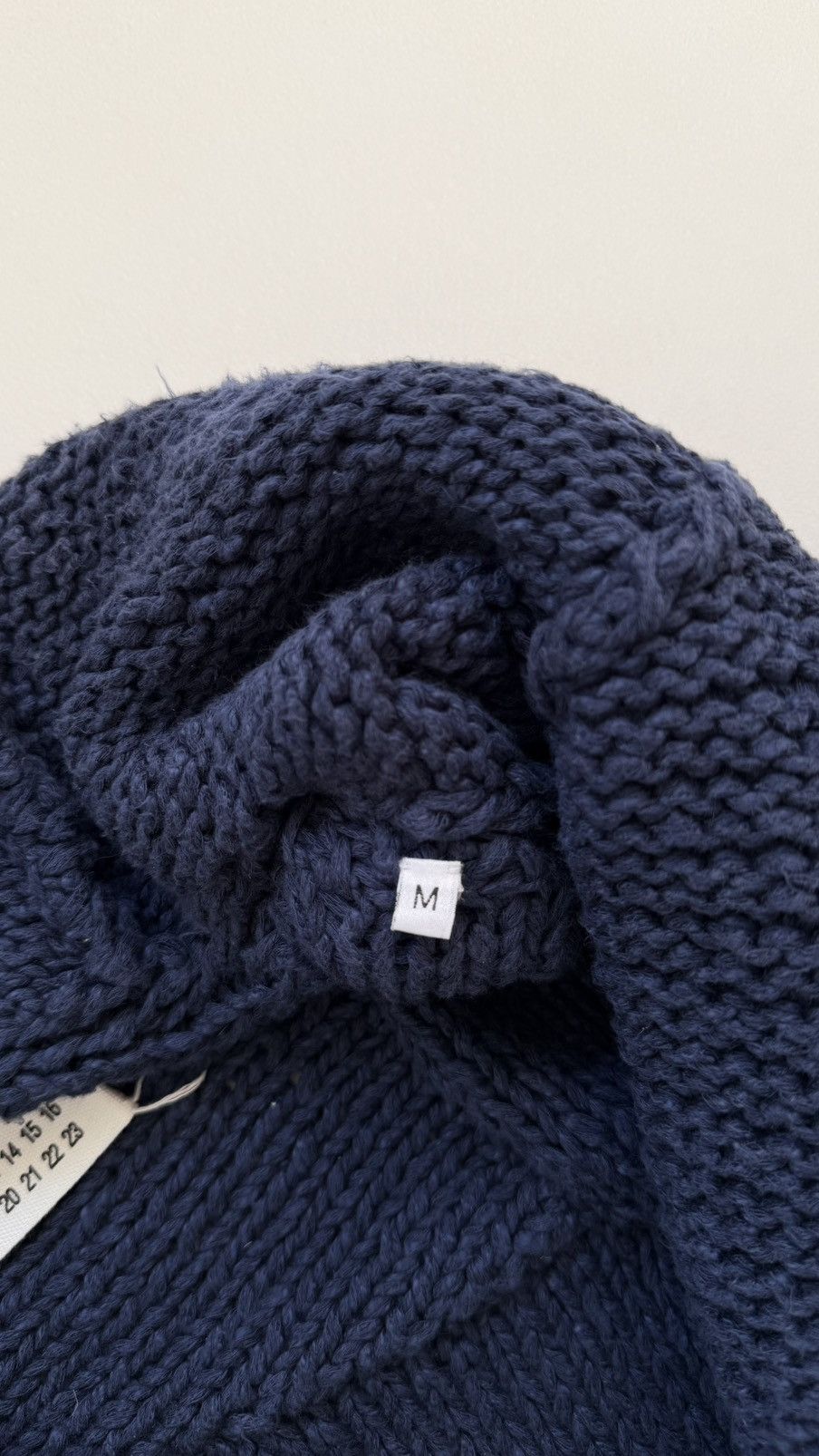 Maison Margiela S/S 10 Sample Panelled Chunky 3D Knit Cardigan Size US M / EU 48-50 / 2 - 7 Thumbnail