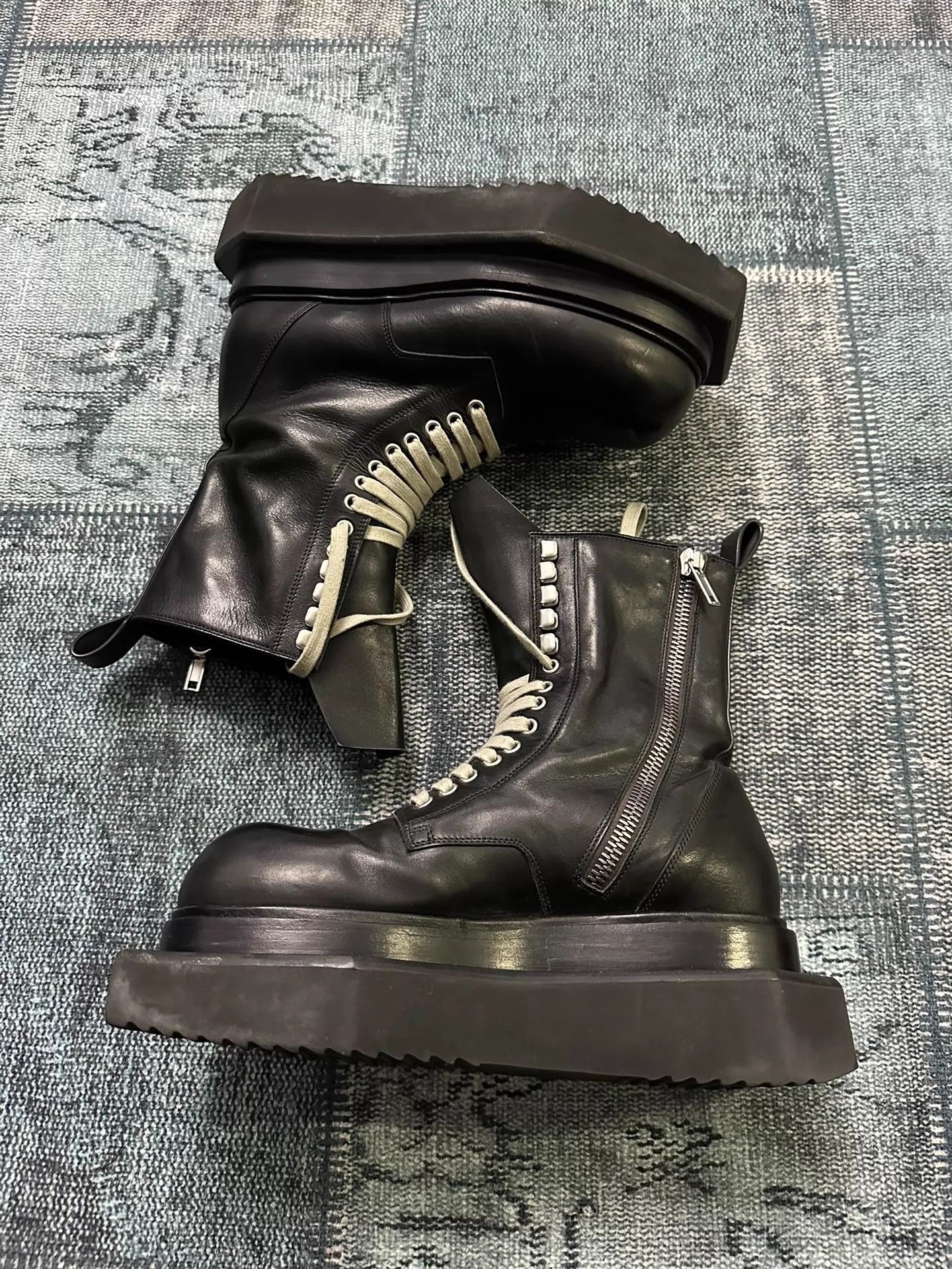 Rick Owens Rick Owens x MONCLER crazy strappy snow boots | Grailed