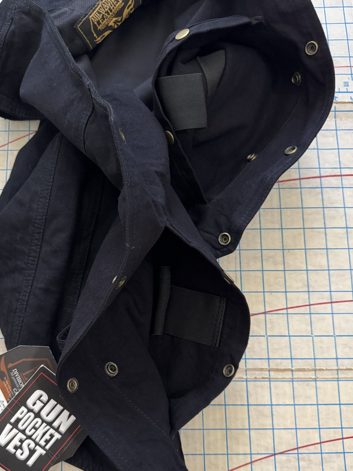 Other NWT Milwaukee Leather Denim Gun Pocket Vest Mens Size Large Size US L / EU 52-54 / 3 - 10 Thumbnail