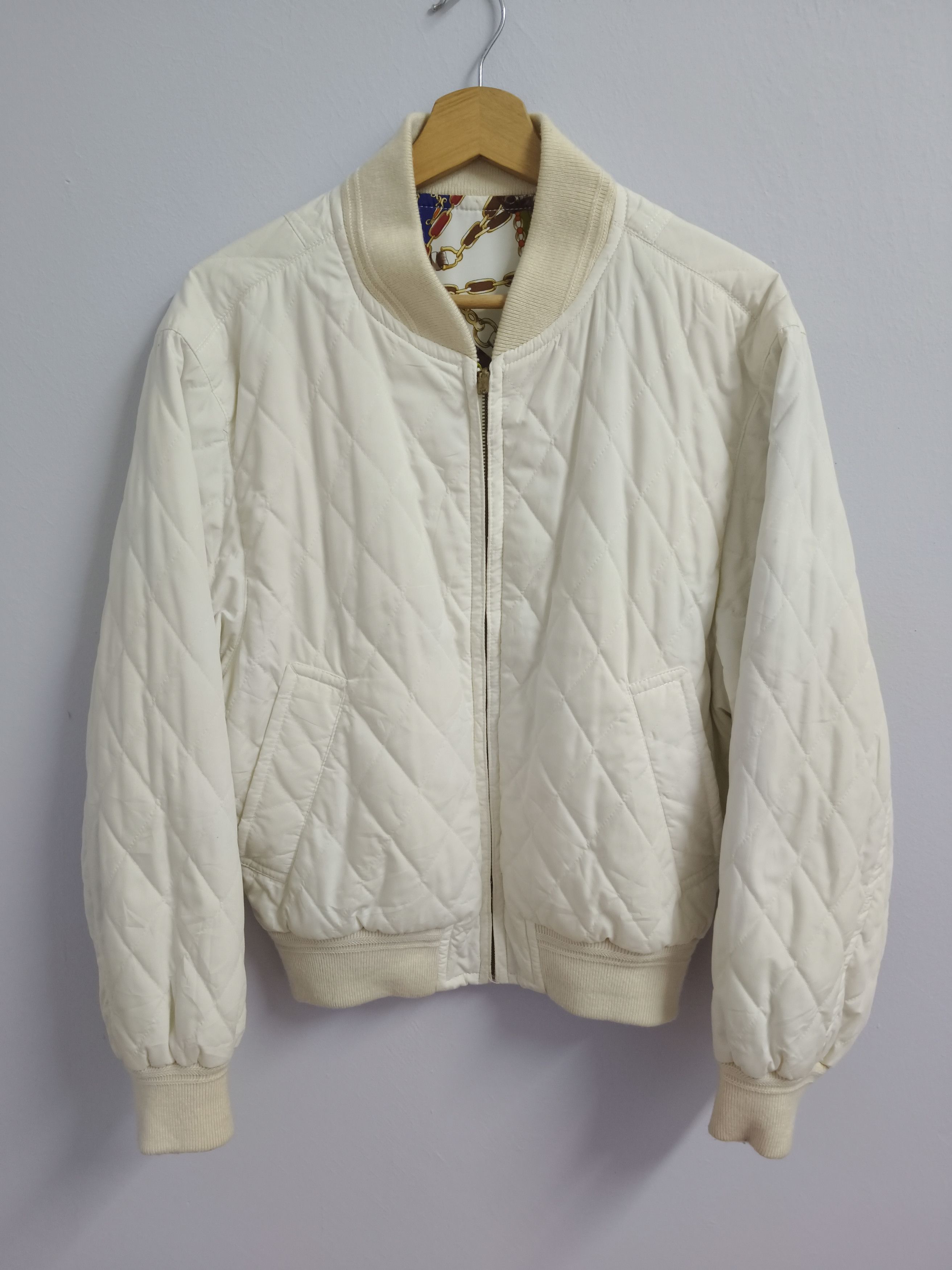 JUN MEN JUNMEN SILK REVERSIBLE BOMBER JACKET Size US M / EU 48-50 / 2 - 6 Thumbnail