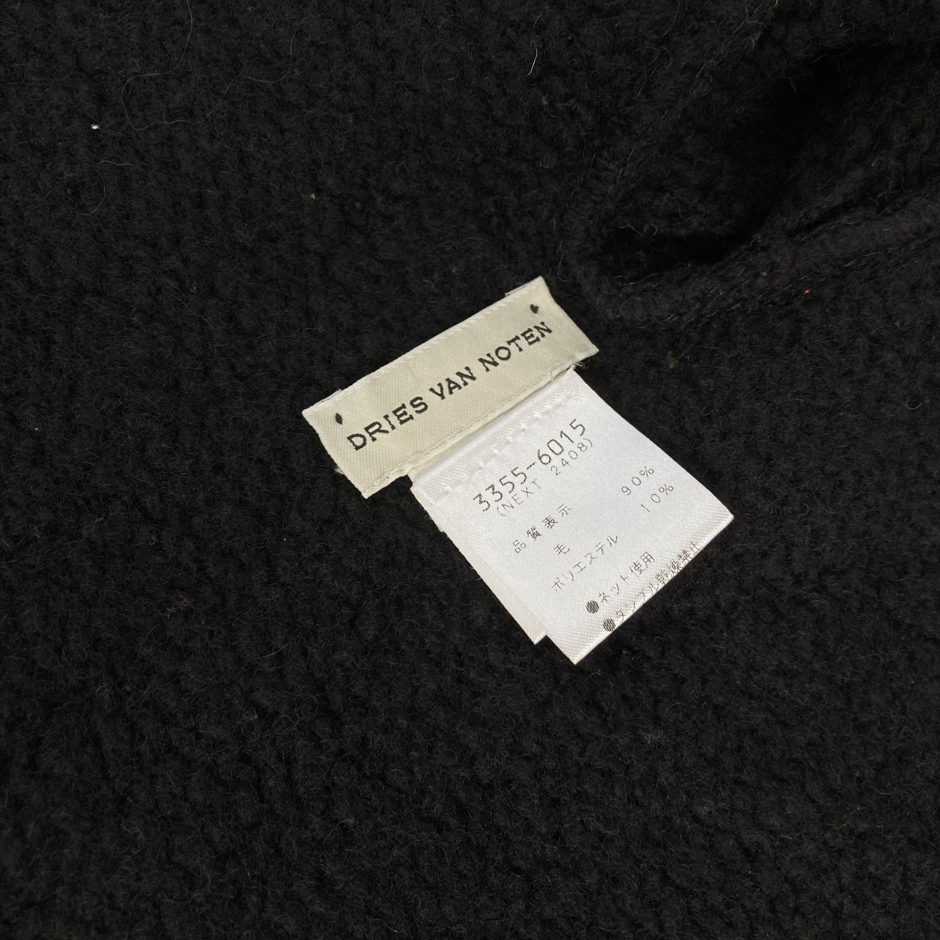 Dries Van Noten 🔥RARE🔥 Dries van Noten Compressed Wool Haori 90s Cardigan Size US M / EU 48-50 / 2 - 6 Thumbnail