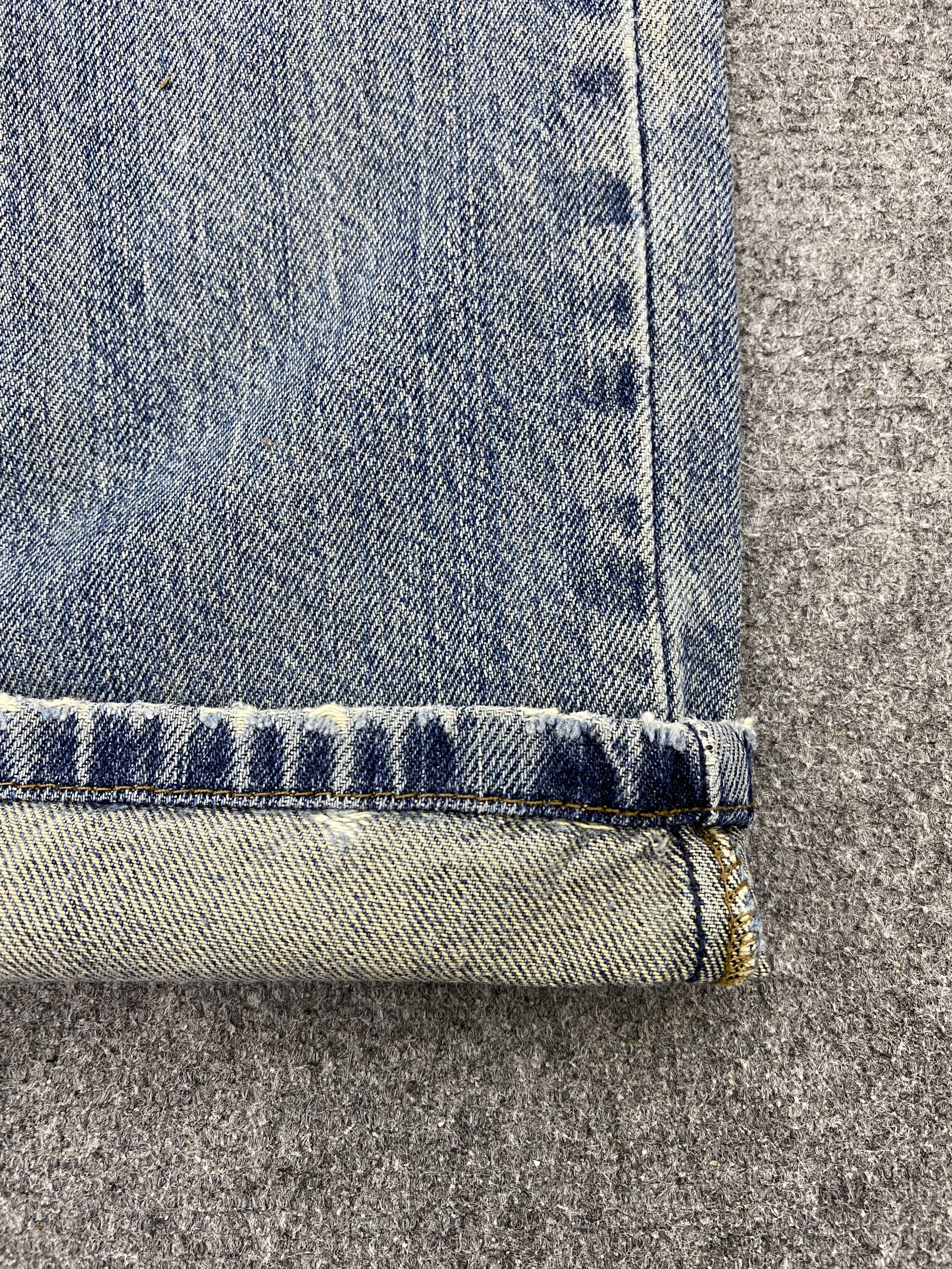 Levi's × Vintage Distrressed Vintage Levis Authentic Signature Jeans Size US 34 / EU 50 - 9 Thumbnail