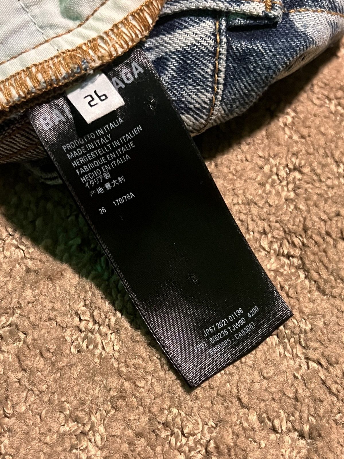 Balenciaga Balenciaga Scribble Jeans Size US 26 / EU 42 - 7 Thumbnail