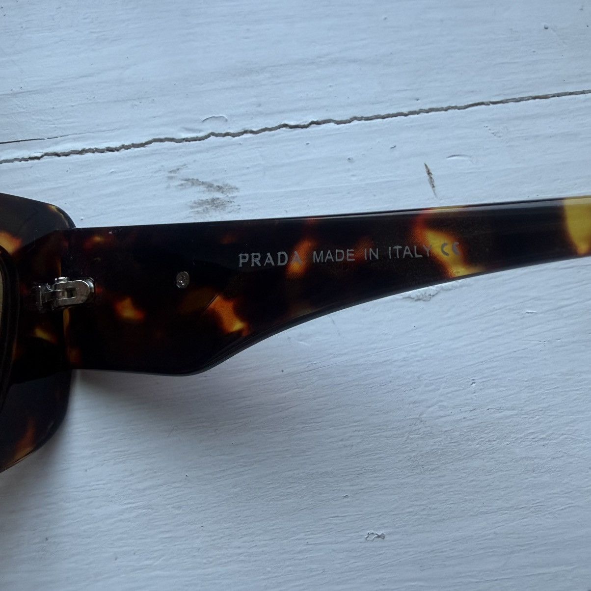 Prada Tortoise shell PRADA Sunglasses Size ONE SIZE - 5 Thumbnail