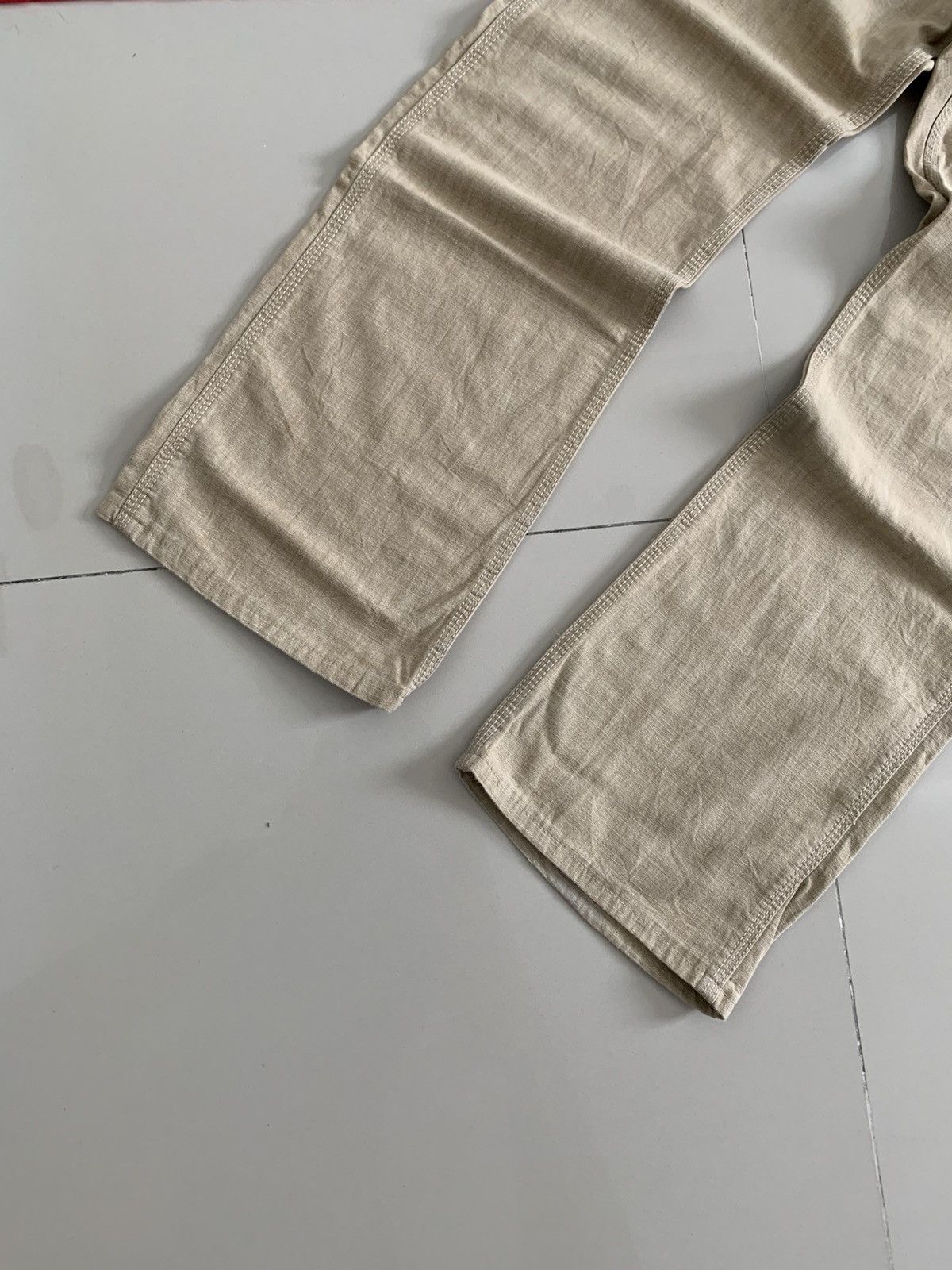 Japanese Brand Blueway Japan Leaf Sprayer Chambray Trousers Size US 30 / EU 46 - 2 Thumbnail