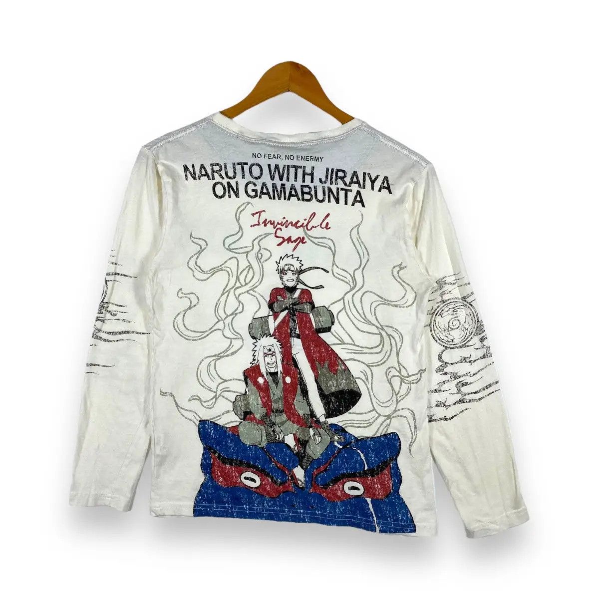 Anime NARUTO SHIPPUDEN Naruto With Jiraiya On Gamabunta Anime Tee Size US S / EU 44-46 / 1 - 1 Thumbnail