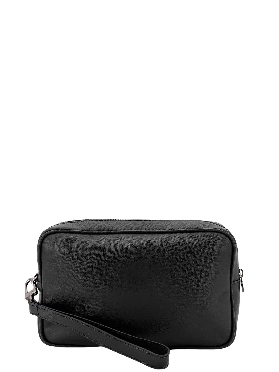Kiton KITON Black Leather CLutch New & Authentic Size ONE SIZE - 2 Thumbnail