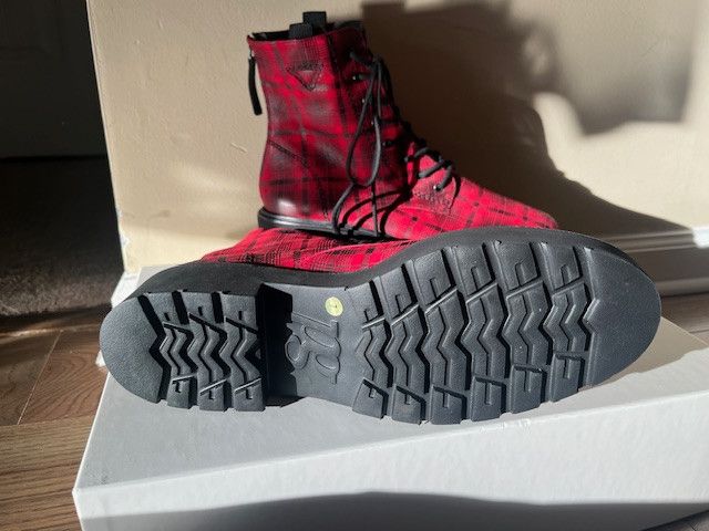 Other Paul Green Bronx Lace-Up Platform Boot Chunky Red Size US 9 / IT 39 - 4 Thumbnail