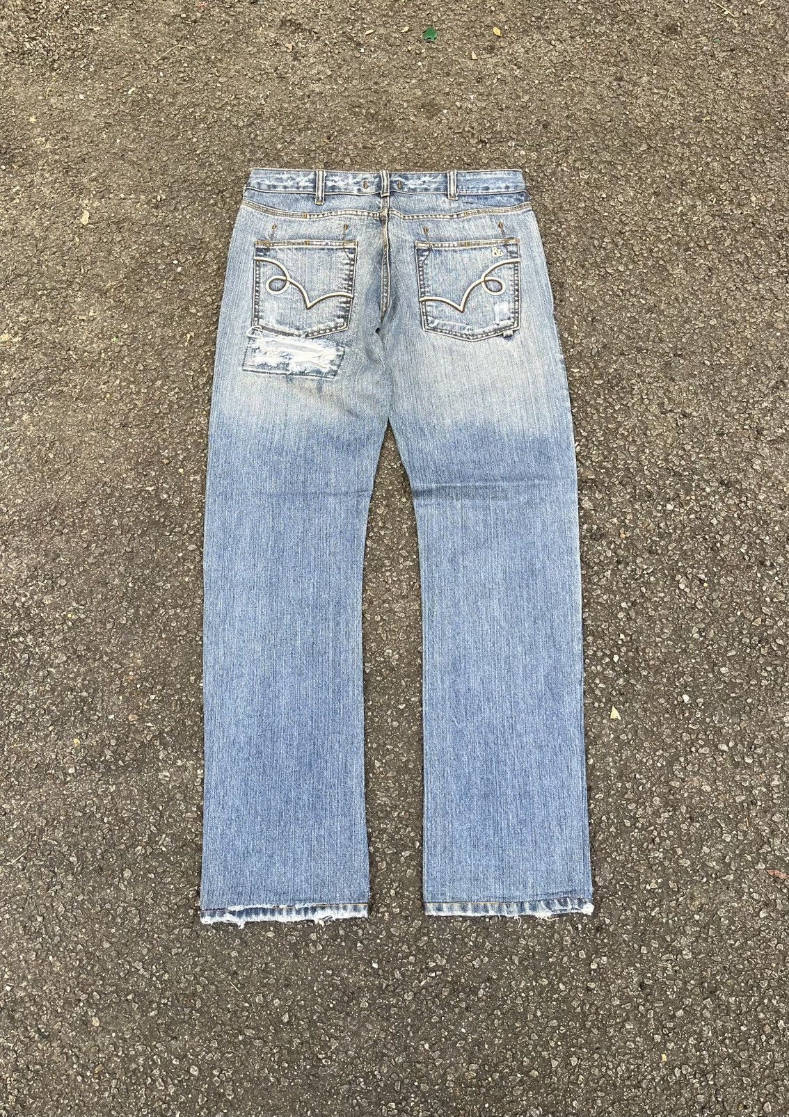 Dolce & Gabbana Vintage Dolce & Gabbana Distressed Denim Faded Jeans D&G Size US 32 / EU 48 - 1 Thumbnail