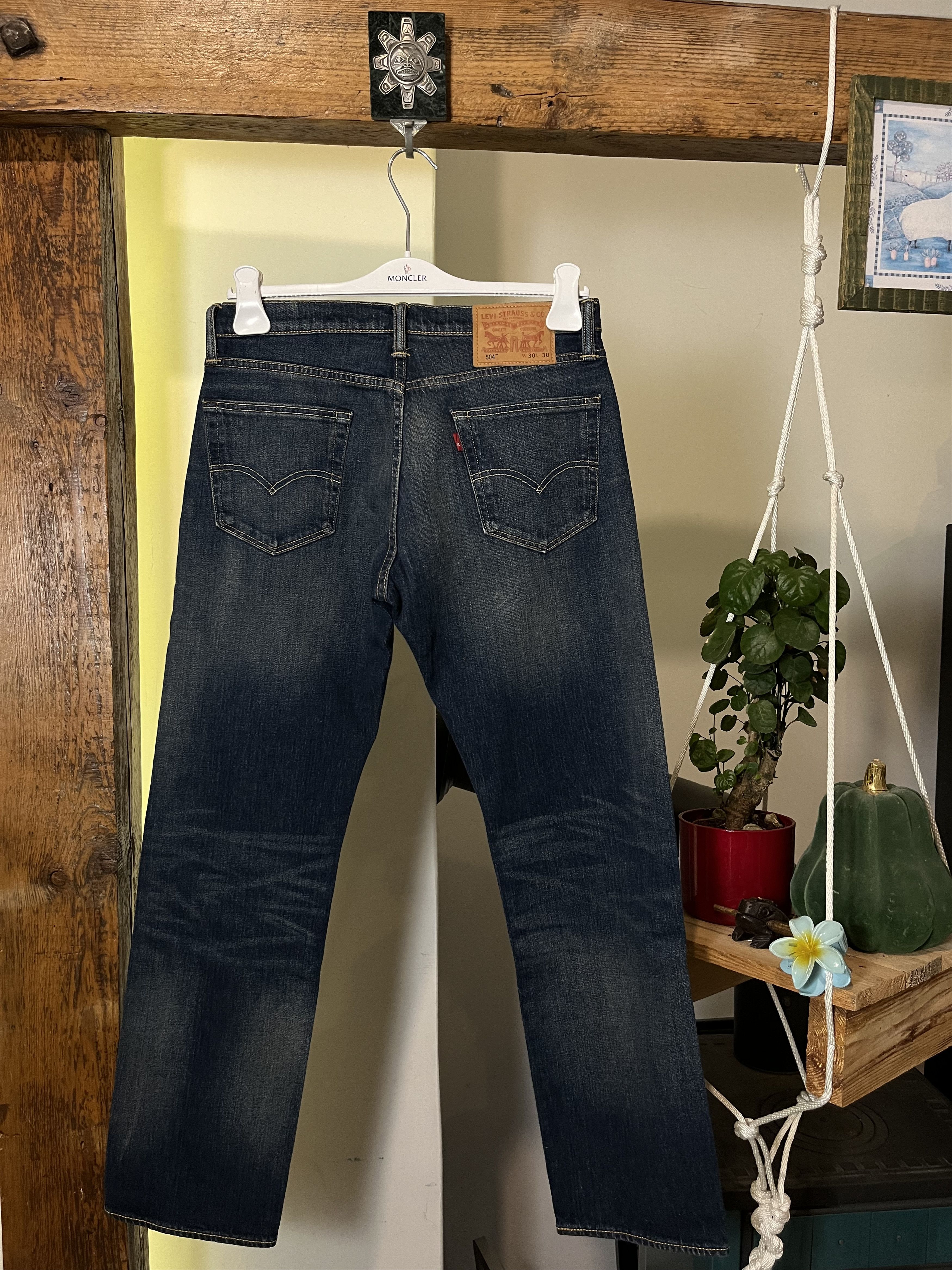Levi's × Levi's Vintage Clothing × Vintage Levi's Premium 504 White Oak Denim Jeans Size US 30 / EU 46 - 2 Thumbnail