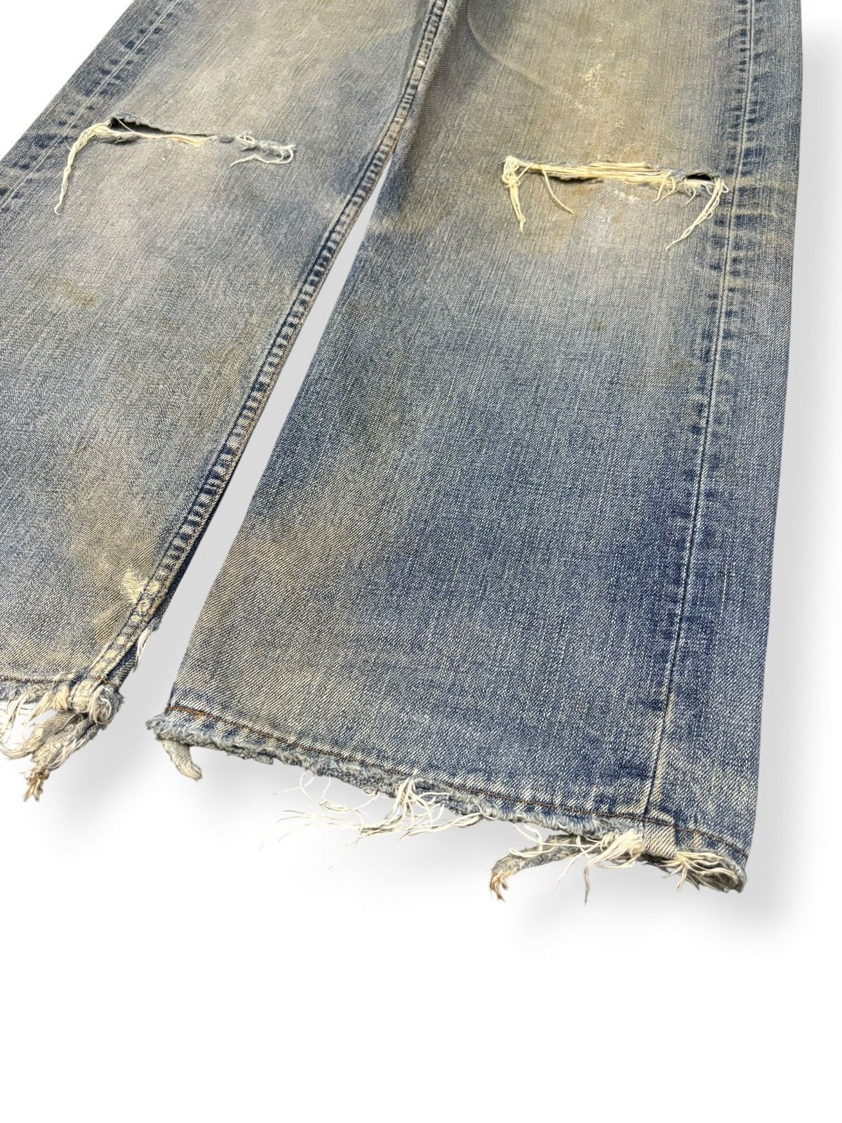 Levi's Vintage 90s Levis 512 Rusty Mud Wash Baggy Distressed Jeans Size US 33 - 7 Thumbnail