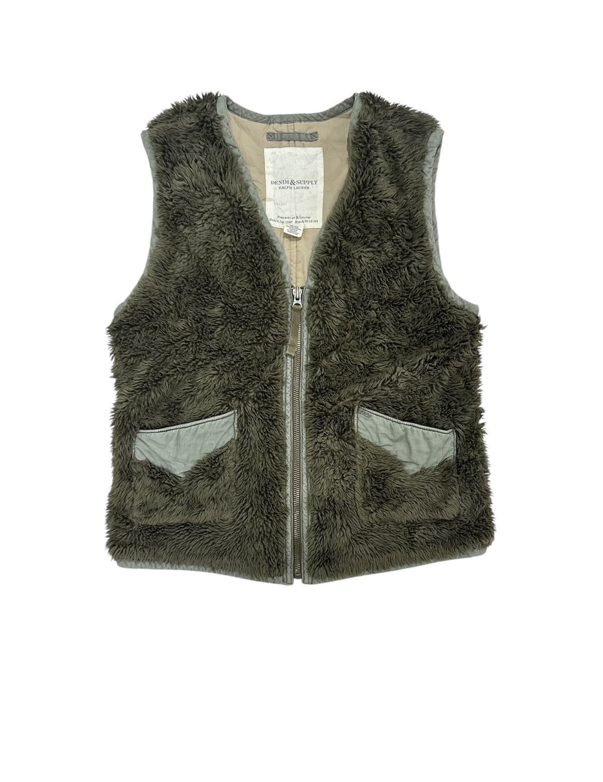 Denim And Supply Ralph Lauren Sherpa Vest Design