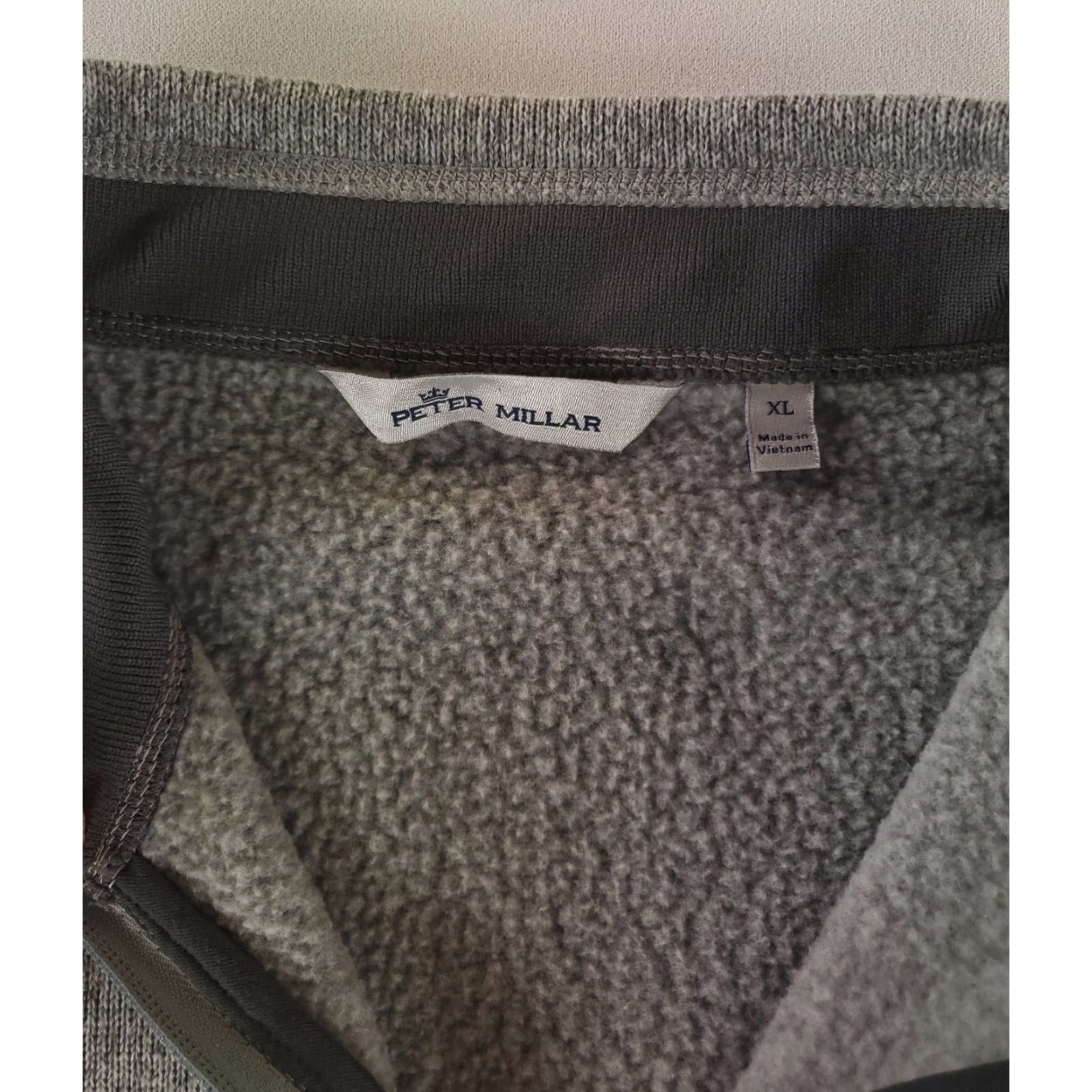 Peter Millar Peter Millar Crown Fleece 1/4 Zip Pullover Gray Mens XL sweatshirt pull over? Size US XL / EU 56 / 4 - 2 Thumbnail
