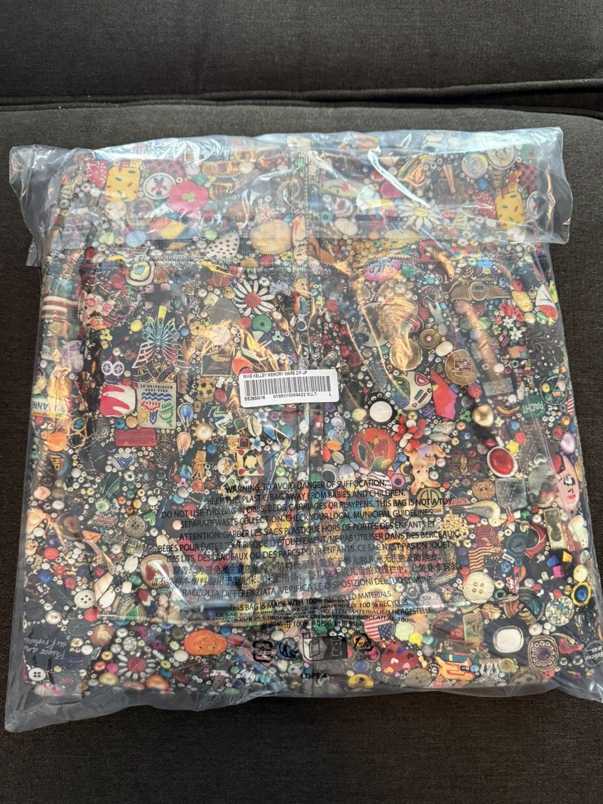 Supreme Supreme Mike Kelley Zip Up Hooded Sweatshirt Size US L / EU 52-54 / 3 - 5 Thumbnail