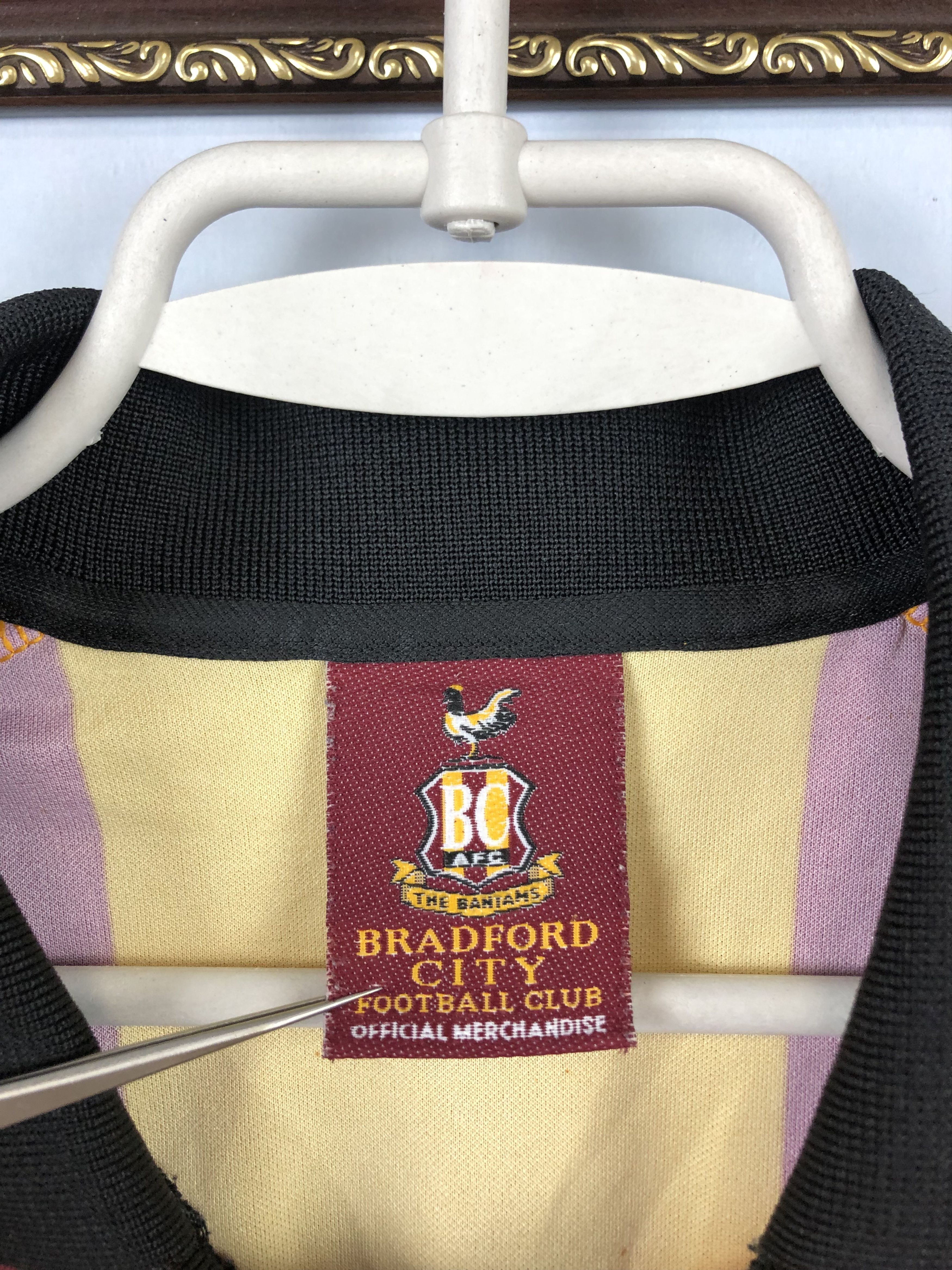 Vintage Bradford City football shirt 2001 Soccer Long Sleeve Jersey Size US M / EU 48-50 / 2 - 8 Thumbnail