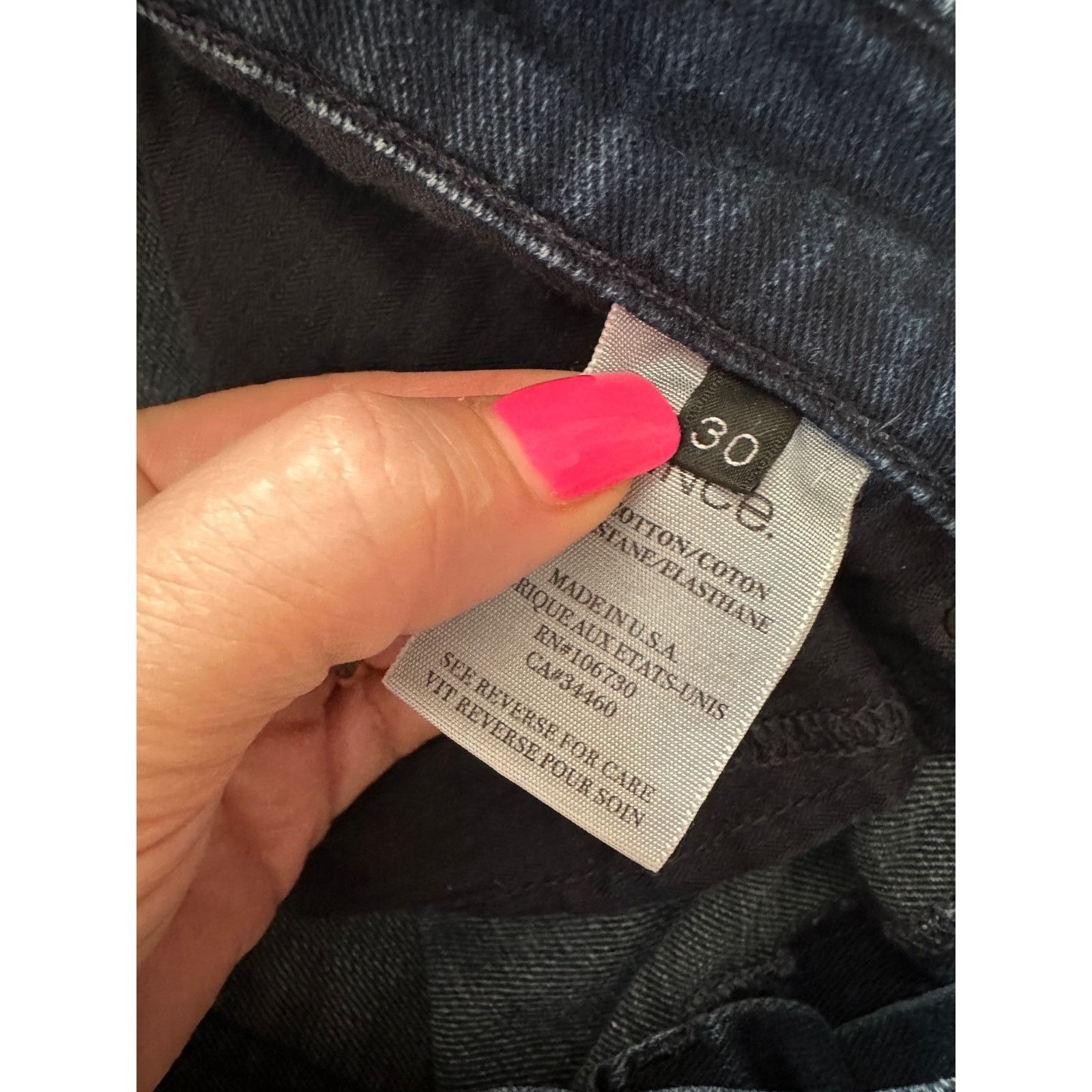 Vince Vince. Dark Blue Denim Mason Relaxed Roll Jeans 30 Size 30" / US 8 / IT 44 - 5 Thumbnail