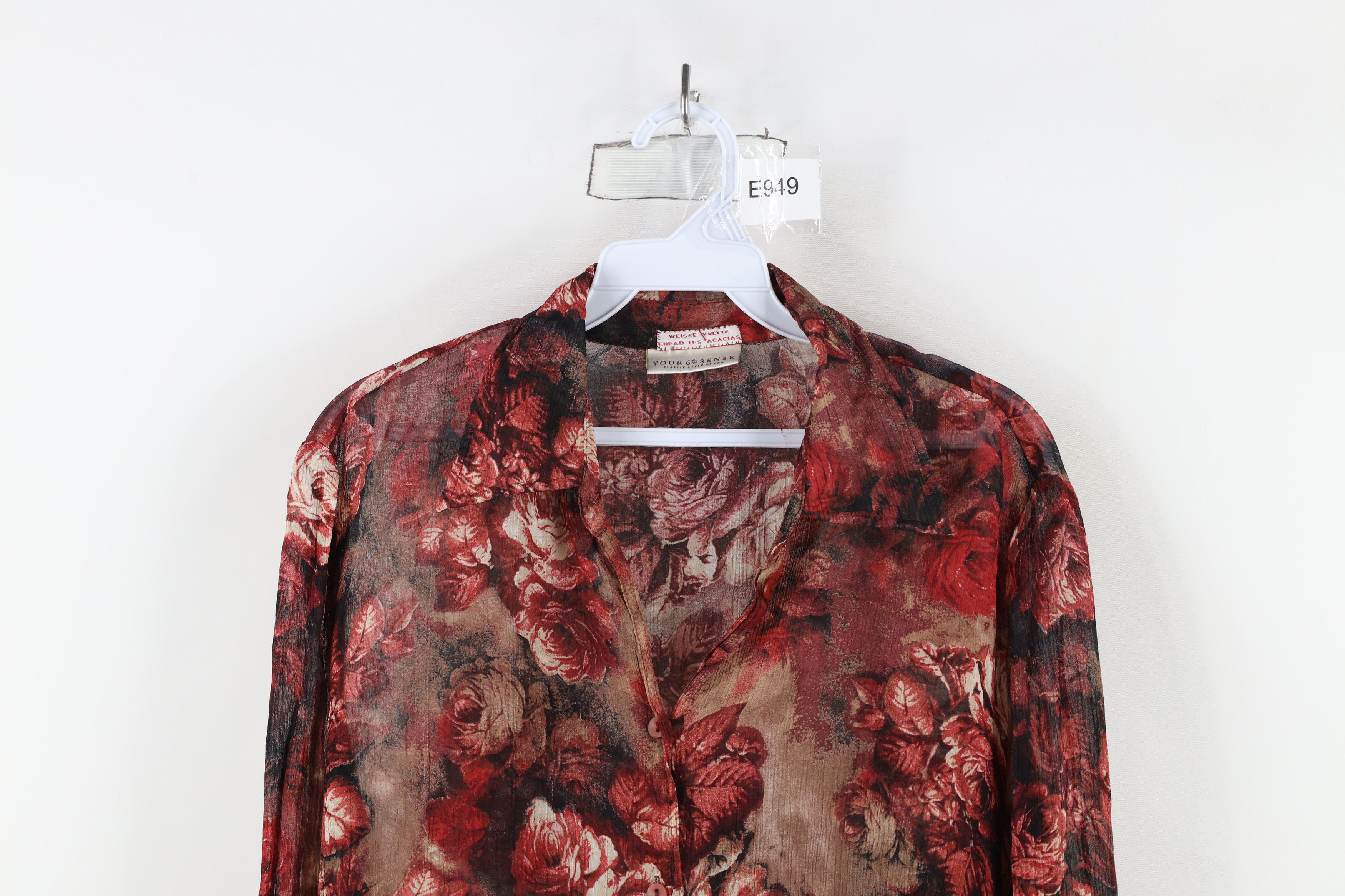Vintage Vintage 90s Y2K Flower Floral Bella Collared Button Shirt Size M / US 6-8 / IT 42-44 - 2 Thumbnail