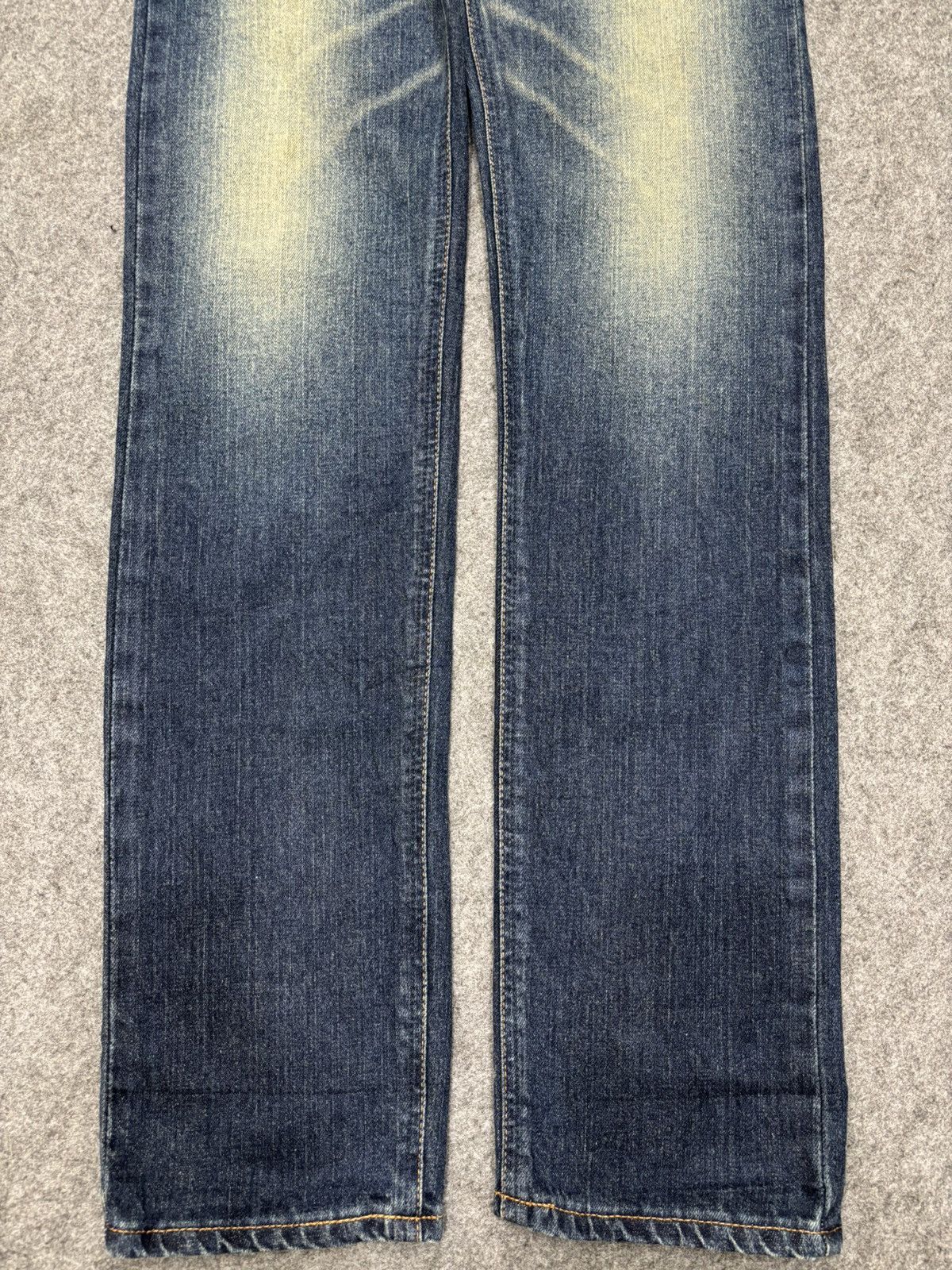 Edwin 💥Insane Rust Wash💥Sick Edwin Stone Wash Slim Denim F654 Size US 29 - 4 Thumbnail