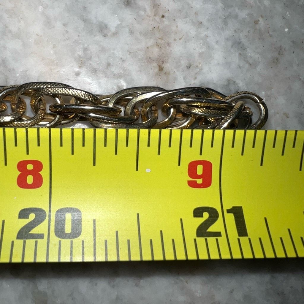 Vintage Vintage Gold Tone Chunky Multi Link Long Rope Chain Necklace Size ONE SIZE - 5 Thumbnail