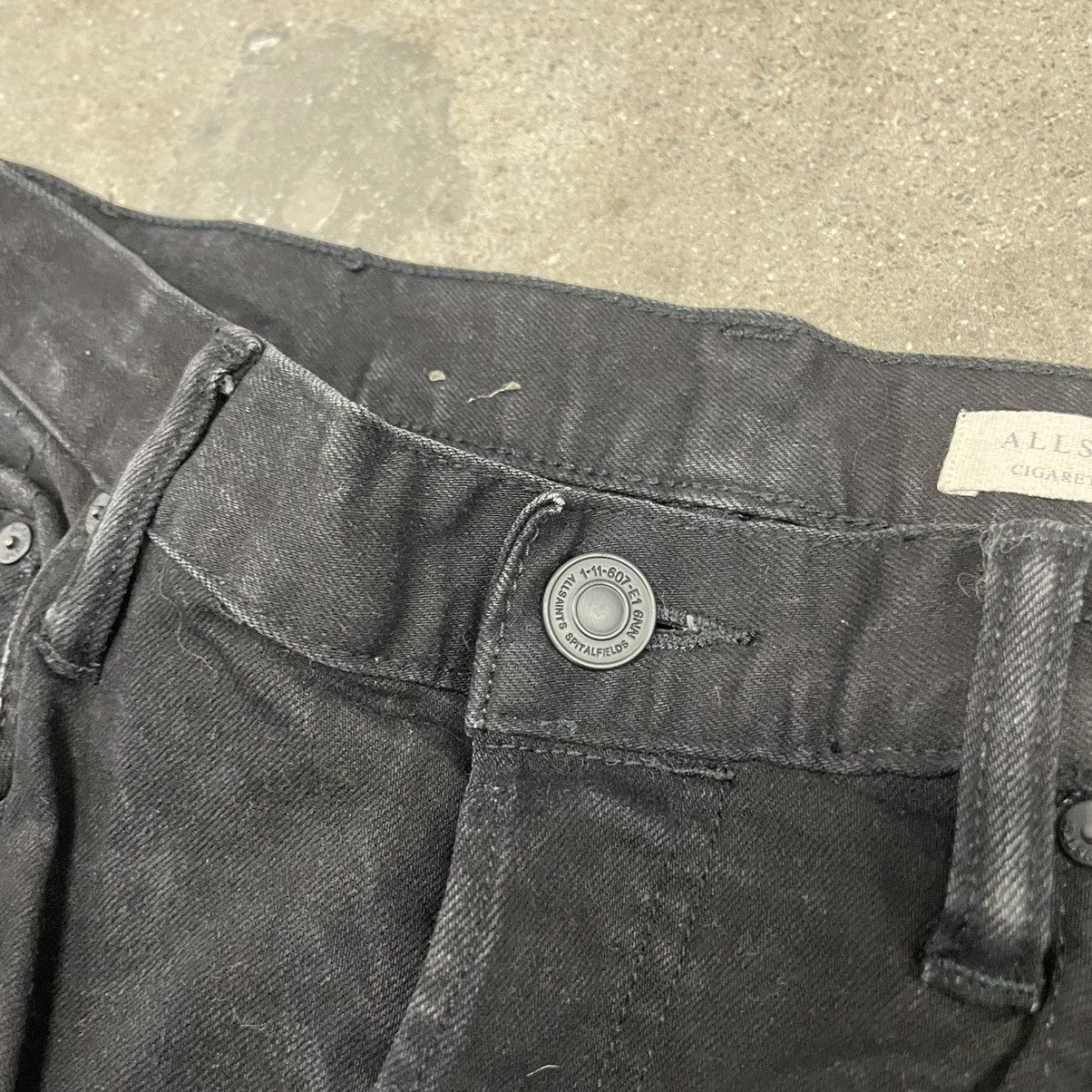 Allsaints ALLSAINTS CIGARETTE DENIM JEANS Size US 32 / EU 48 - 9 Thumbnail