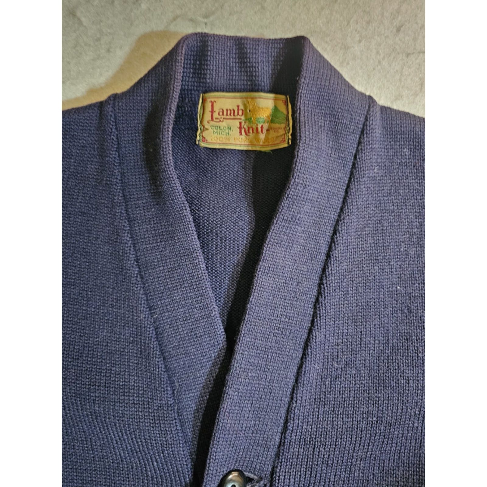 Vintage VINTAGE Campus Varsity Wool Cardigan Sweater Letterman 50s Lamb Knit 1950s M Red Mens/Unisex (adjust if gender required) Size US M / EU 48-50 / 2 - 3 Thumbnail