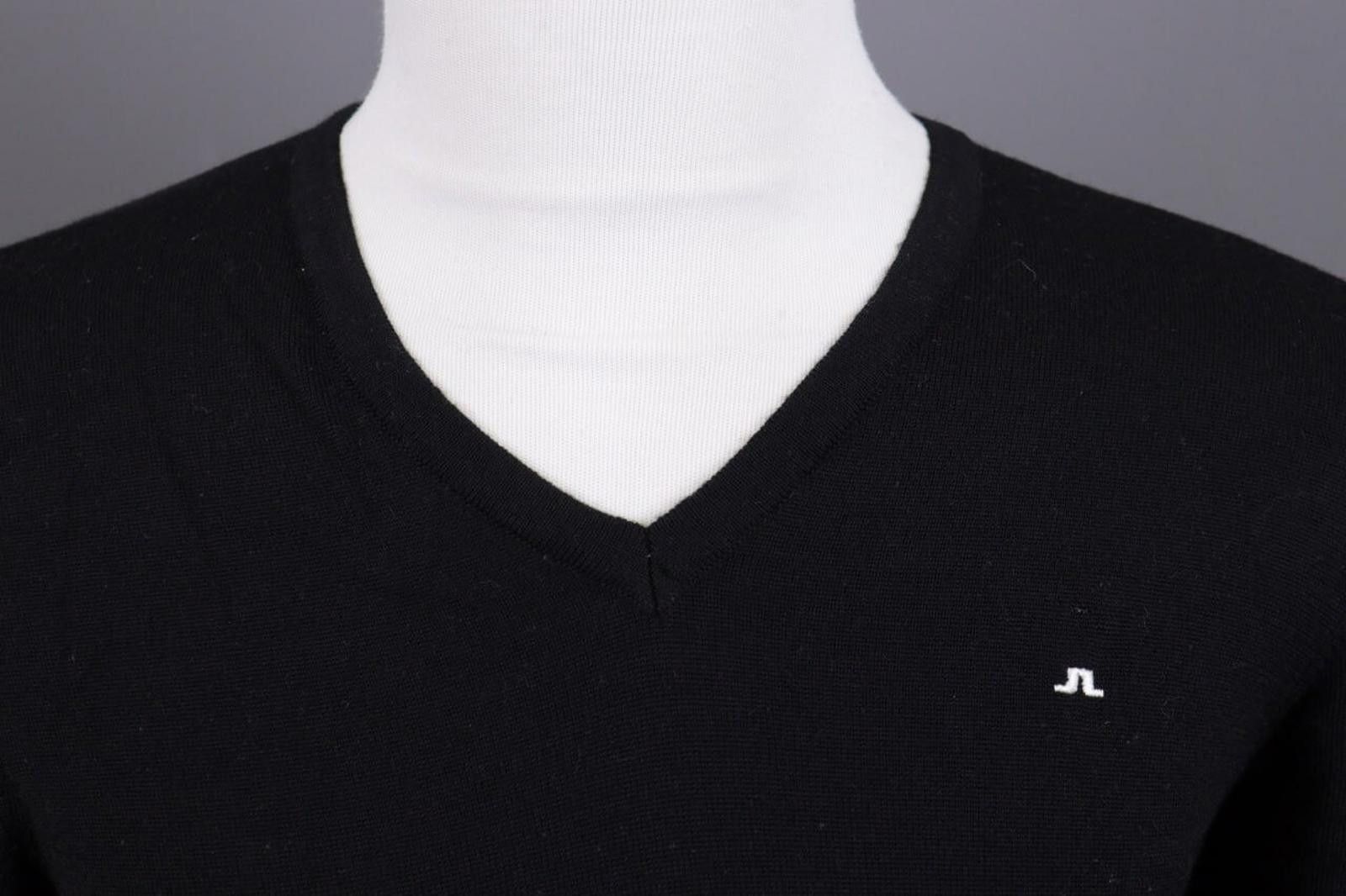 J.Lindeberg J.Lindeberg Black Merino Wool Knit Sweater Size 4 / M Size US M / EU 48-50 / 2 - 5 Thumbnail