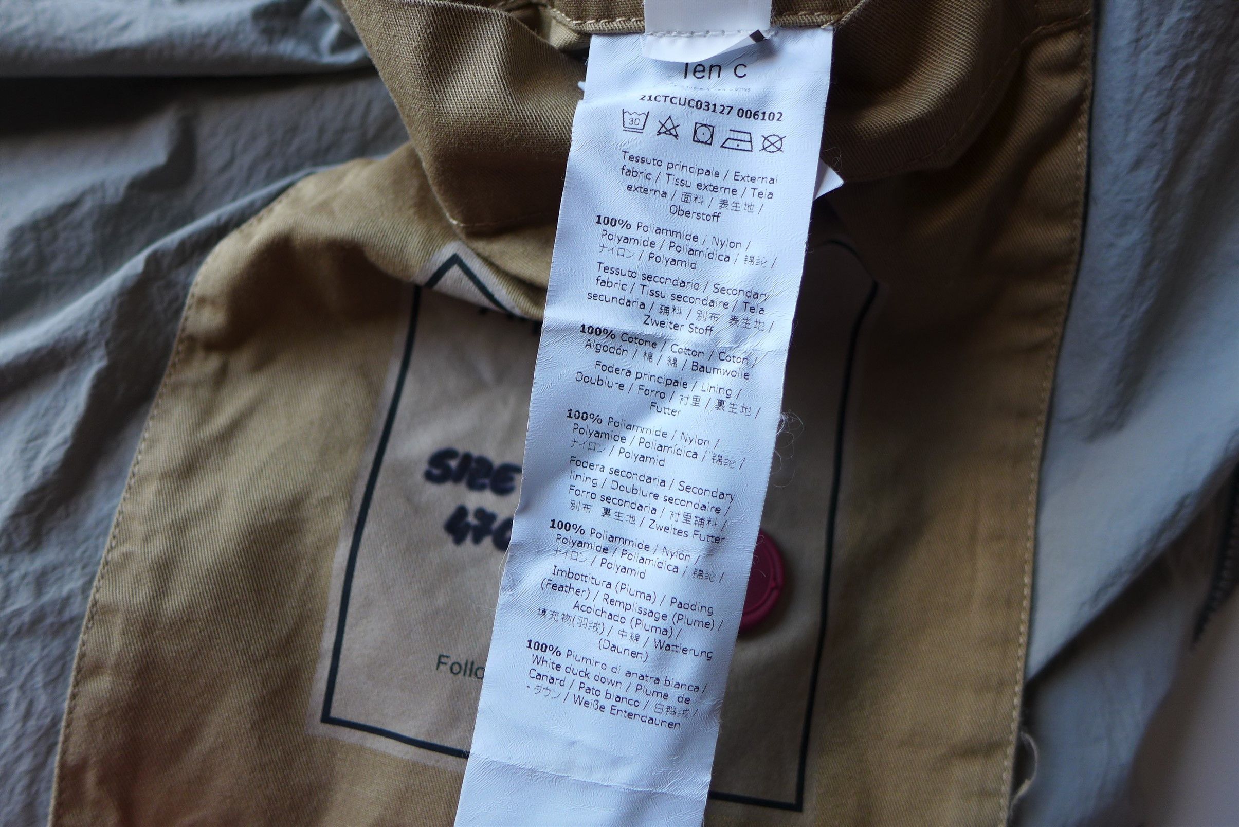 Ten C Ten C Alpine Down Jacket - Grey Size US L / EU 52-54 / 3 - 16 Thumbnail