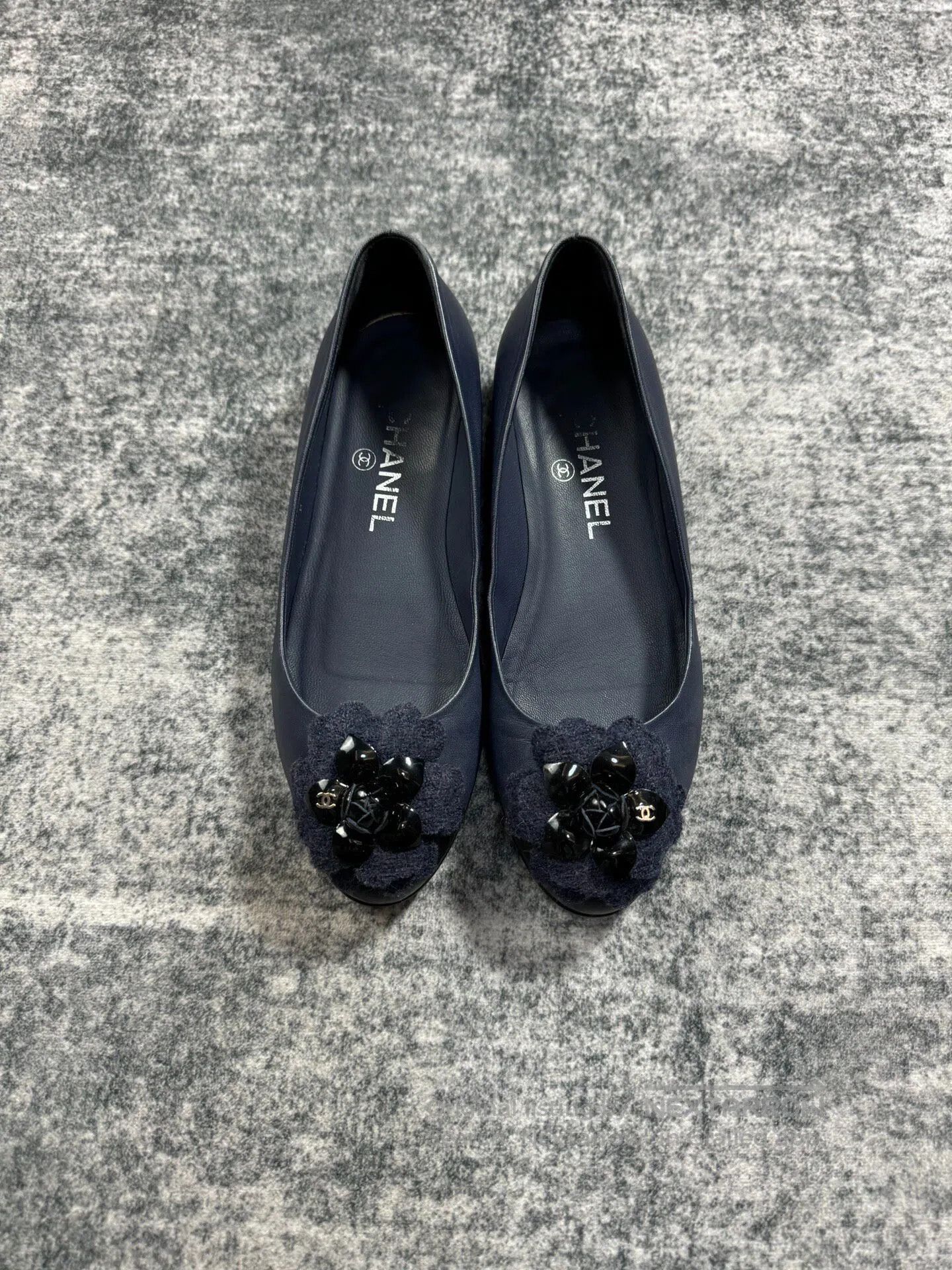 Chanel Chanel Purple Camellia Flats| Size US 6.5 / IT 36.5 - 1 Thumbnail