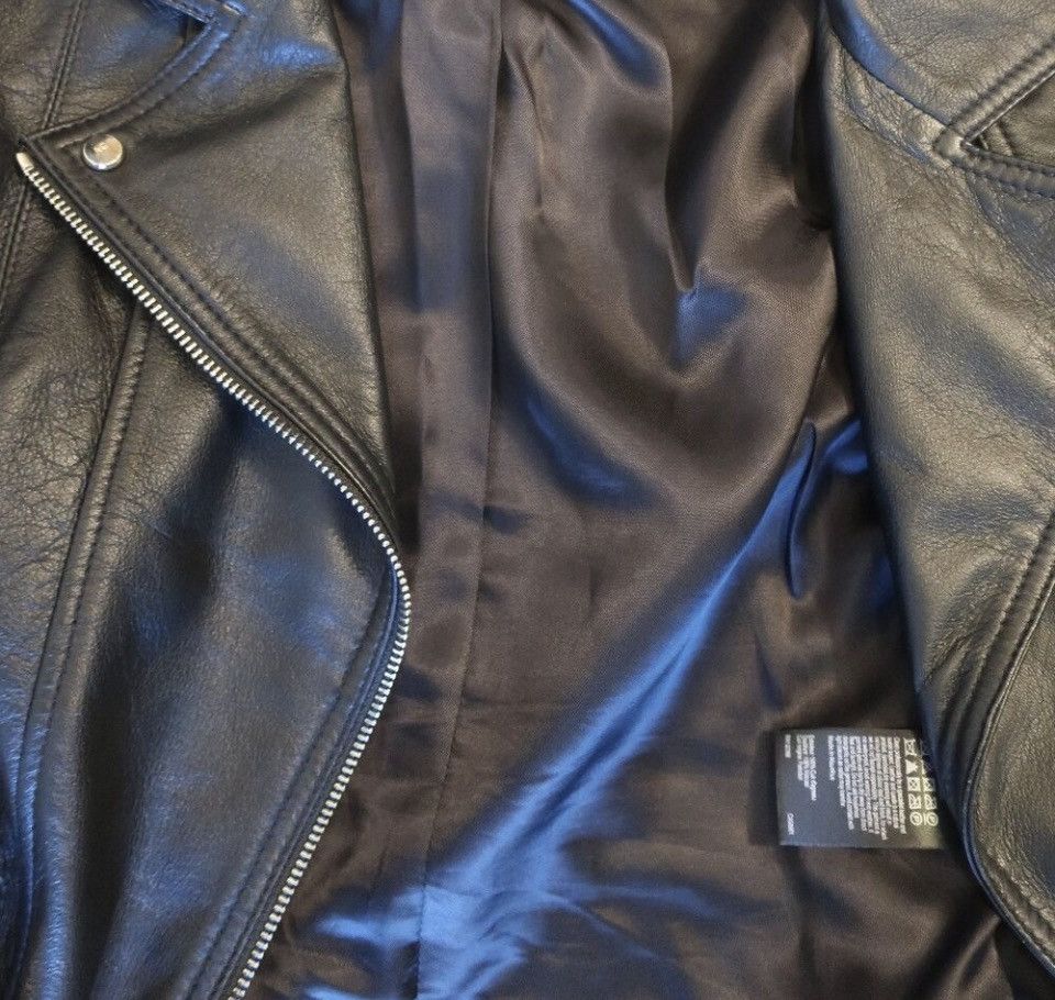 Karen Millen Karen Millen Black Lamb Leather Moto Biker Jacket sz.8 Size M / US 6-8 / IT 42-44 - 11 Thumbnail