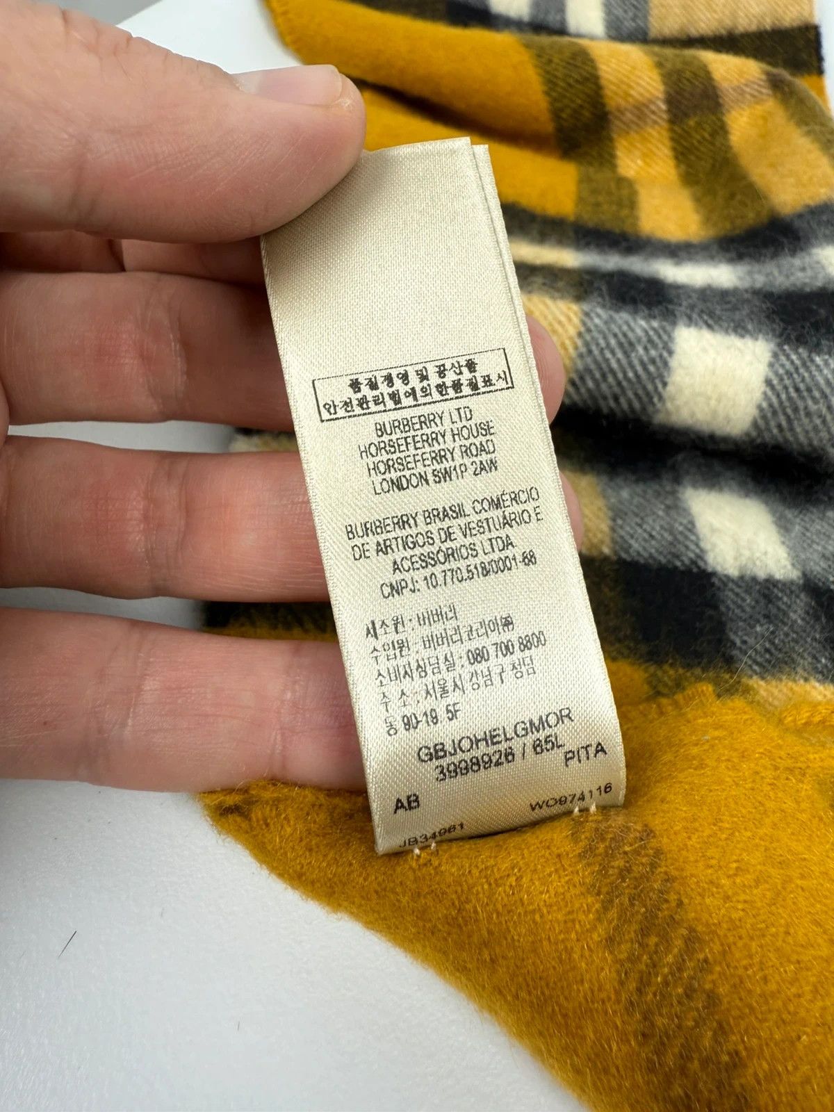 Burberry Burberry Nova Check Scarf 100% Cashmere Made In Scotland Size ONE SIZE - 9 Thumbnail