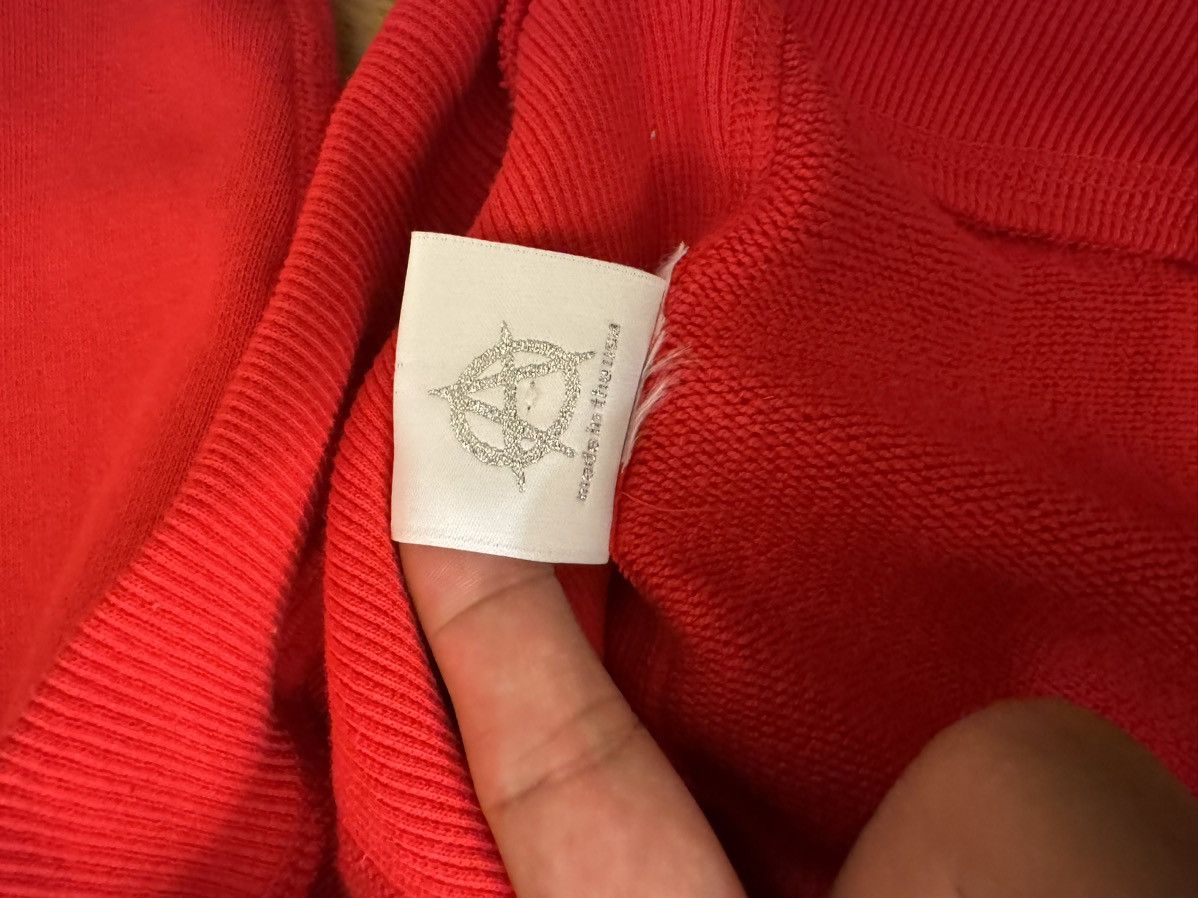 Revenge Revenge Red White Embroidered Arch Hoodie Size US M / EU 48-50 / 2 - 6 Thumbnail