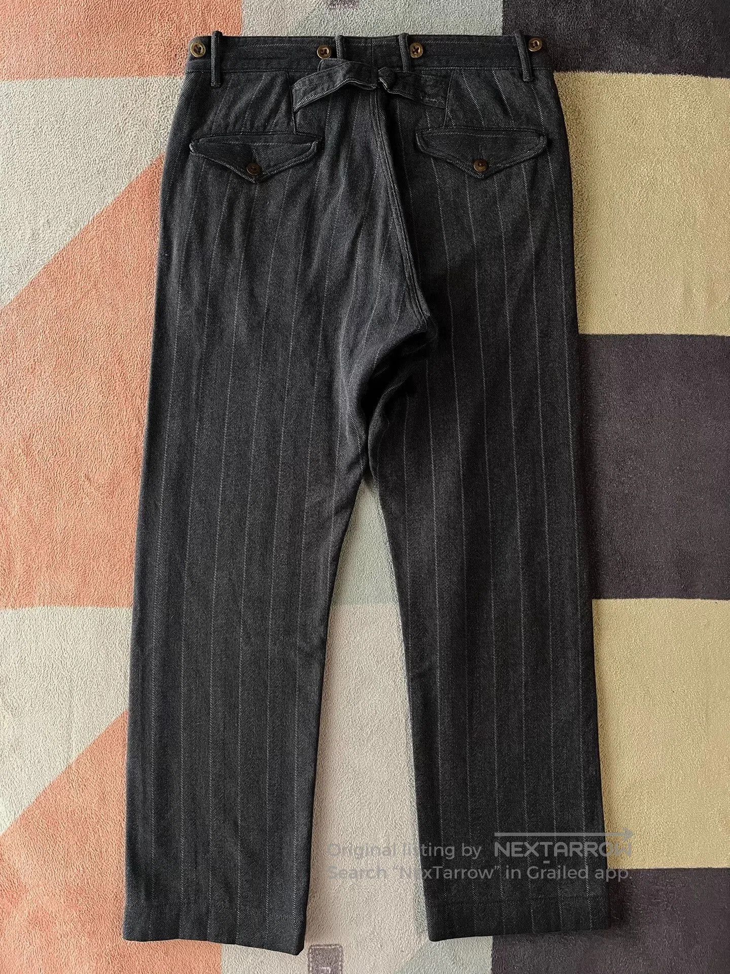 RRL Ralph Lauren RRL Striped Double RL Pants. Size US 32 / EU 48 - 2 Thumbnail